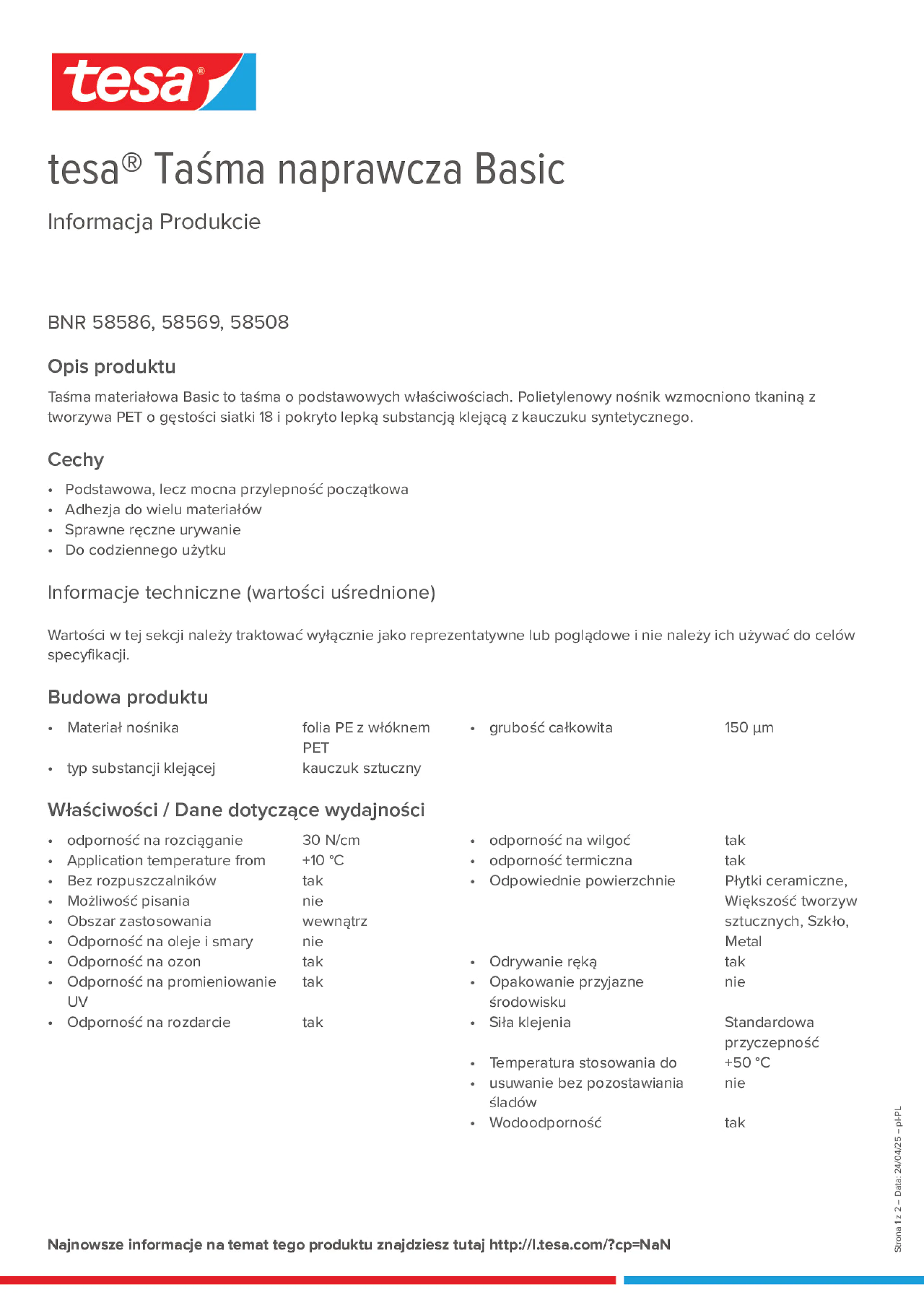 Product information_tesa® 58569_pl-PL