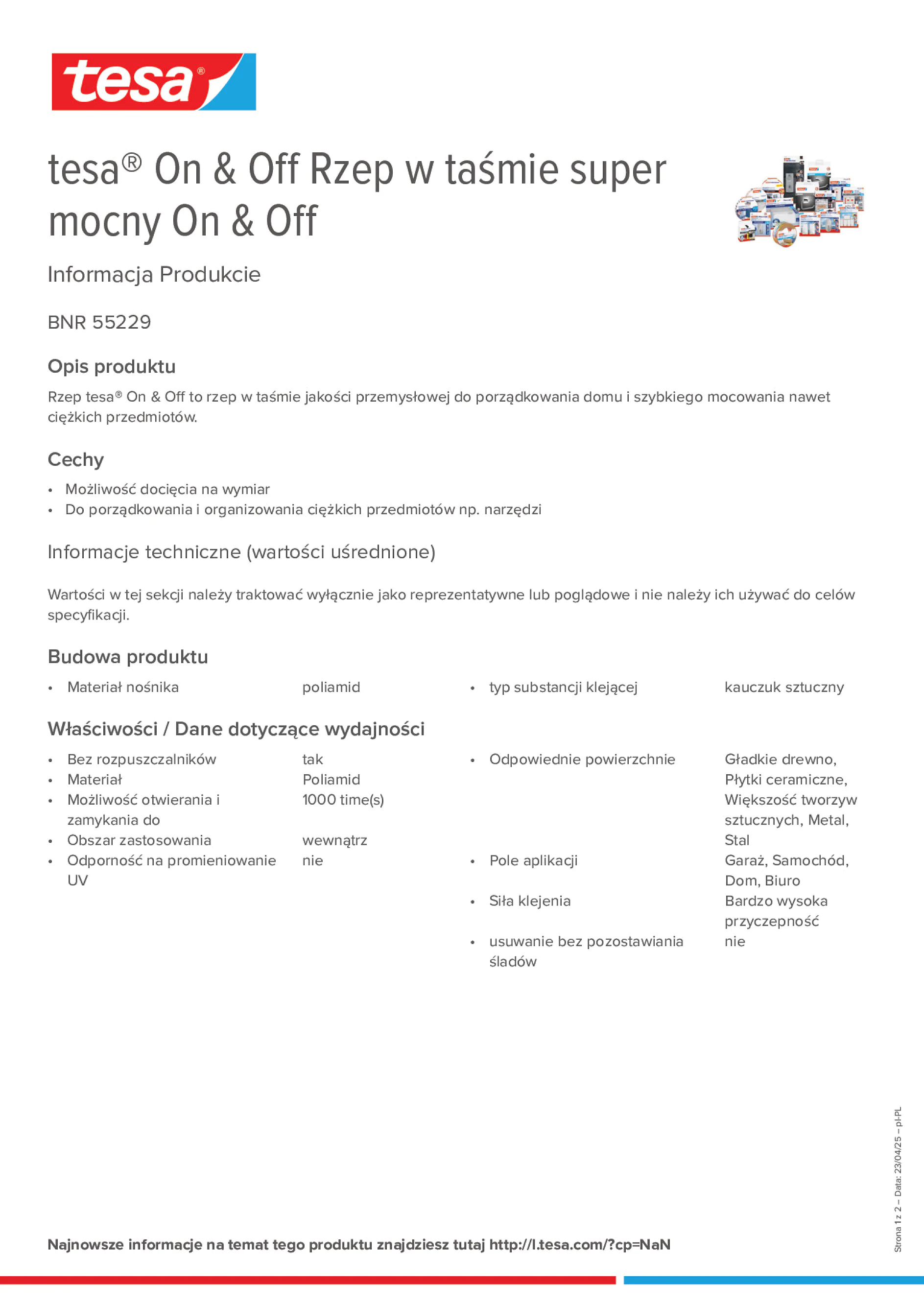Product information_tesa® On & Off 55229_pl-PL