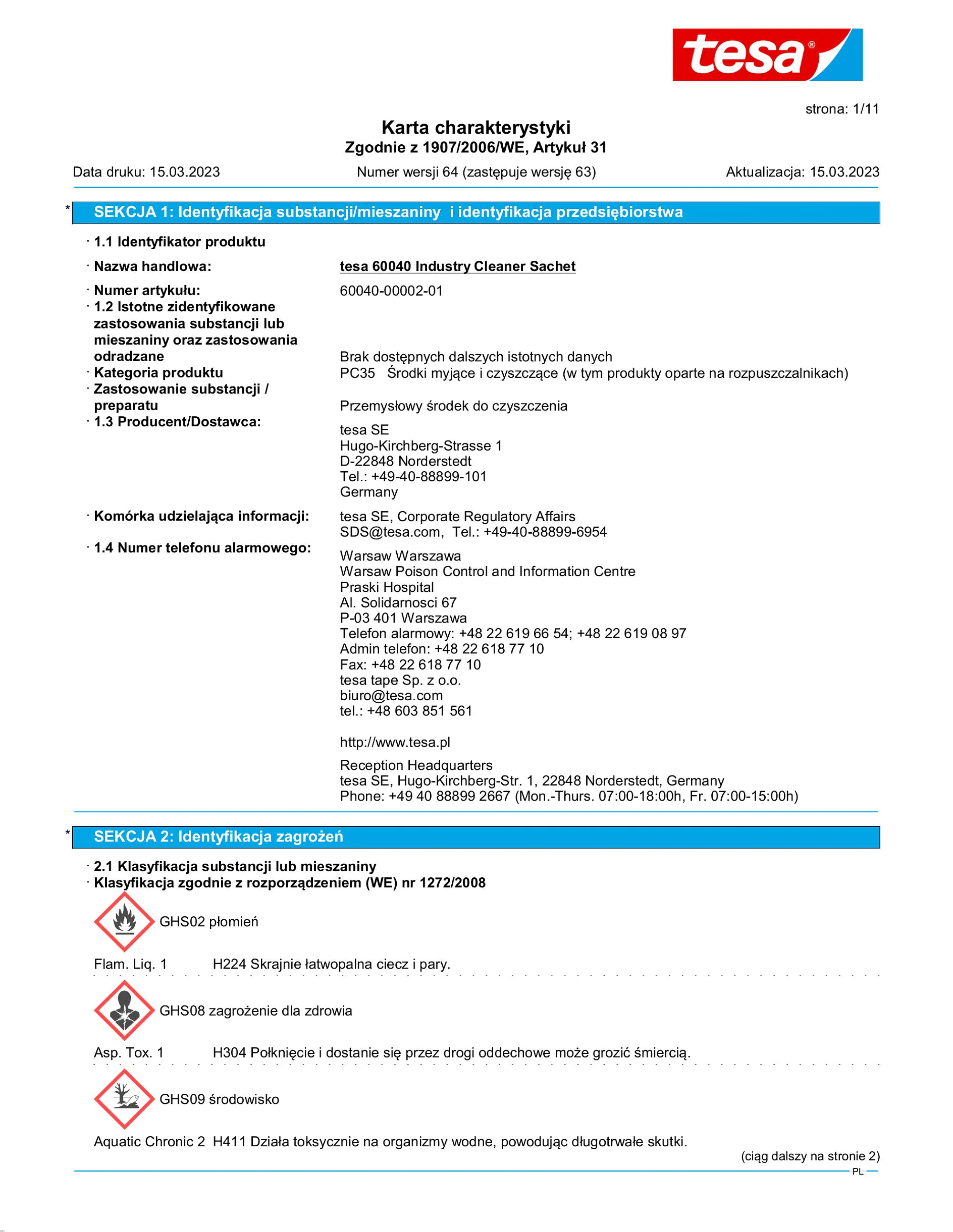 Safety data sheet_tesa® 60040_pl-PL_v64
