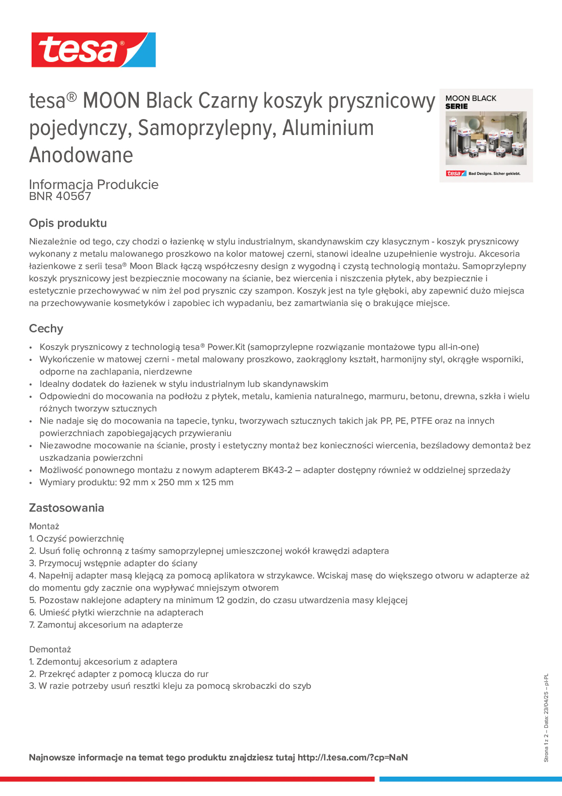 Product information_tesa® 40567_pl-PL