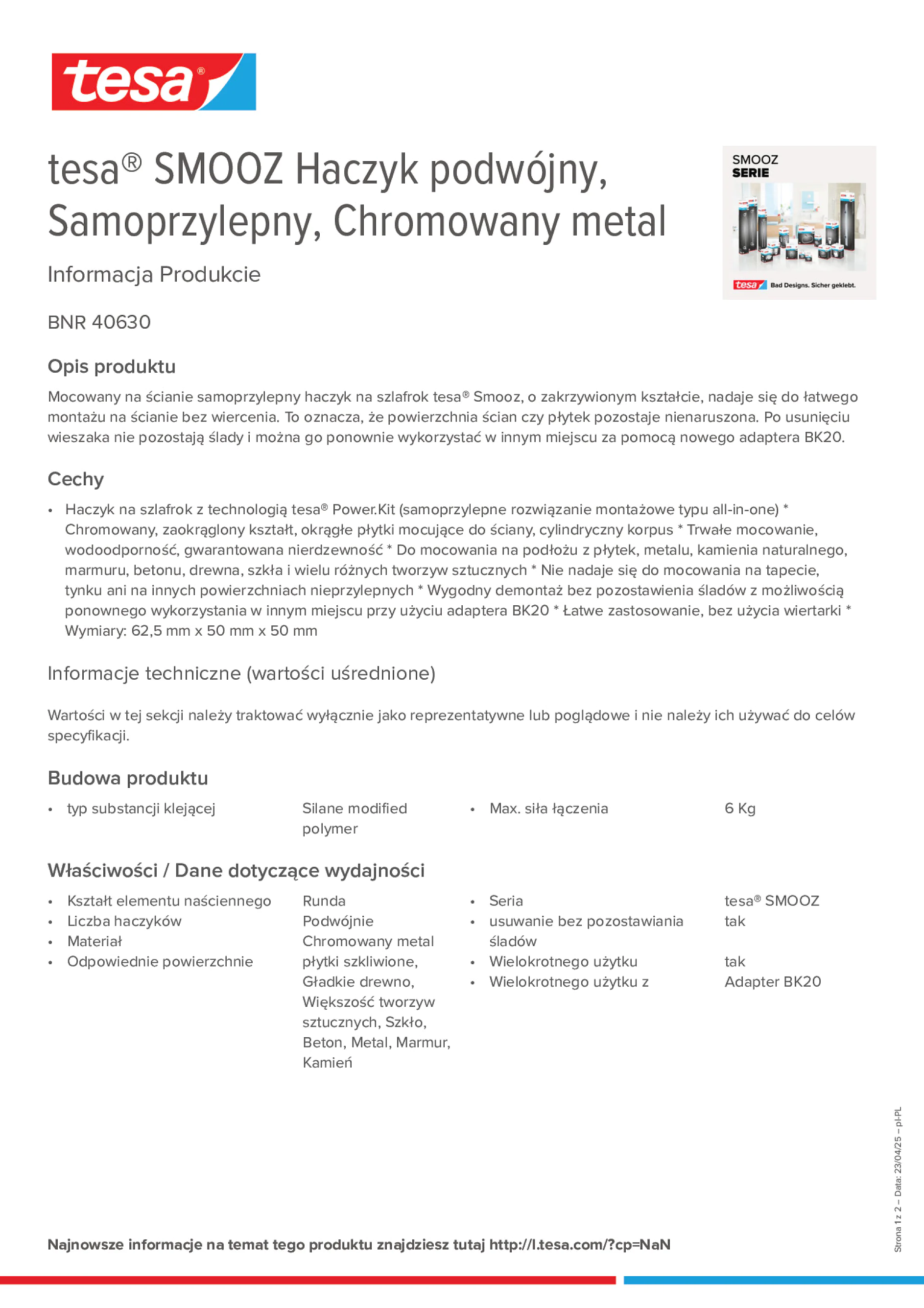 Product information_tesa® 40630_pl-PL