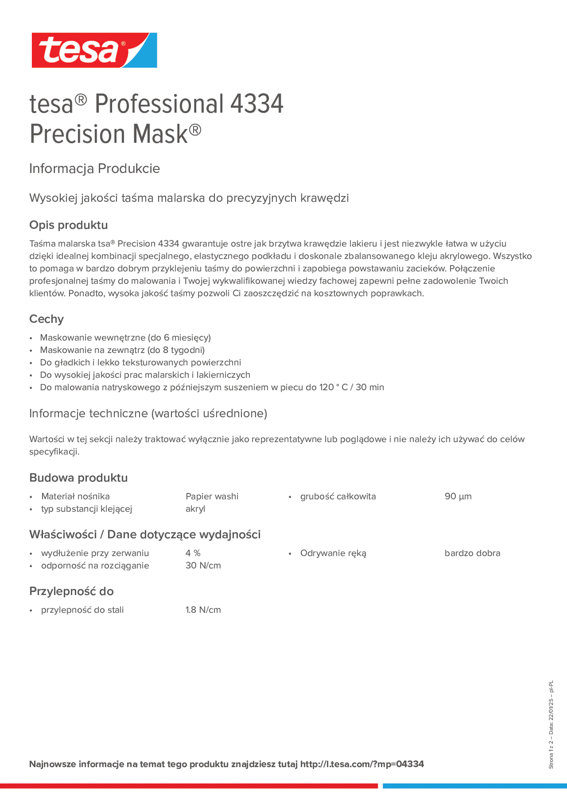 Product information_tesa® Professional 04334_pl-PL