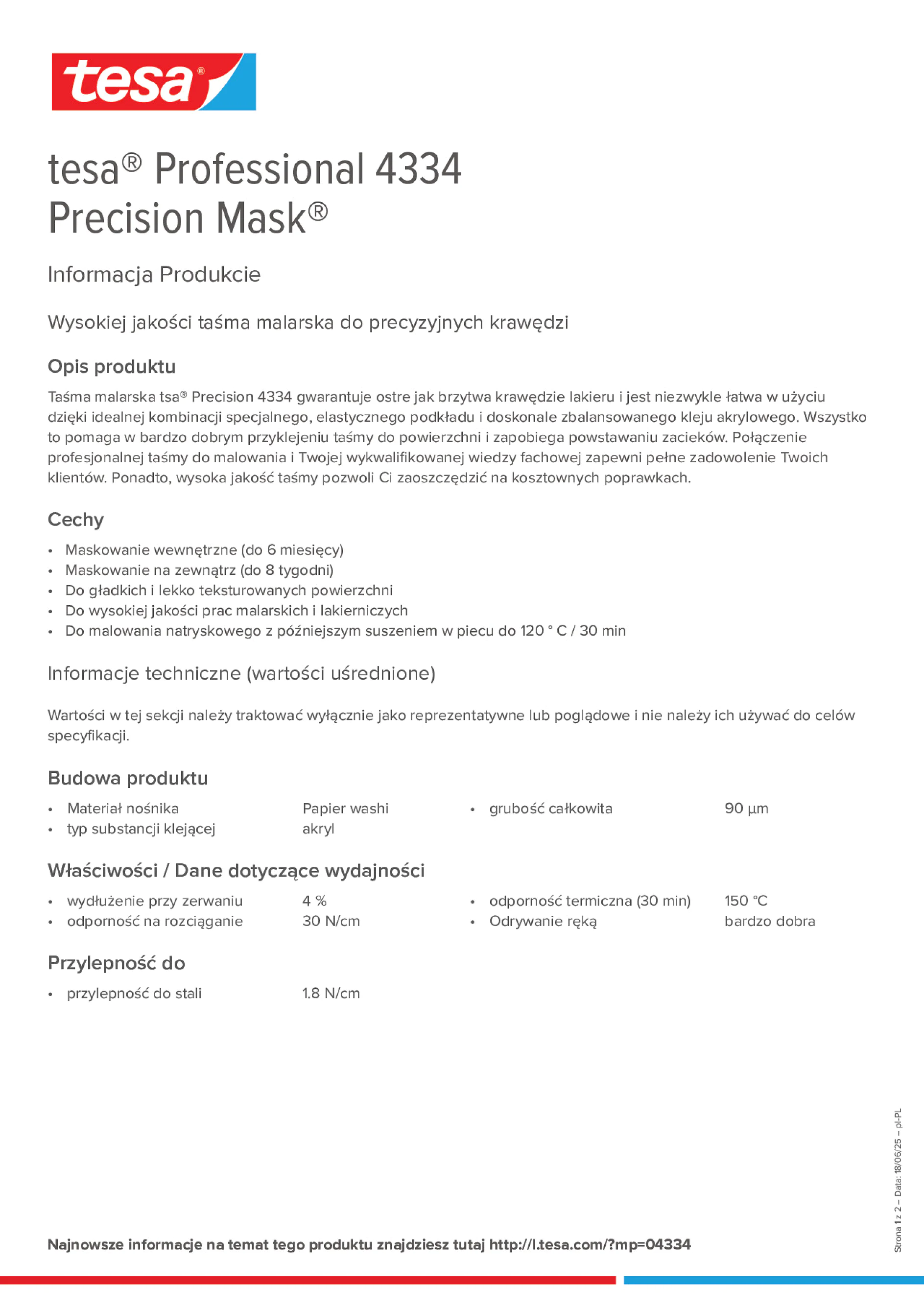 Product information_tesa® Professional 04334_pl-PL