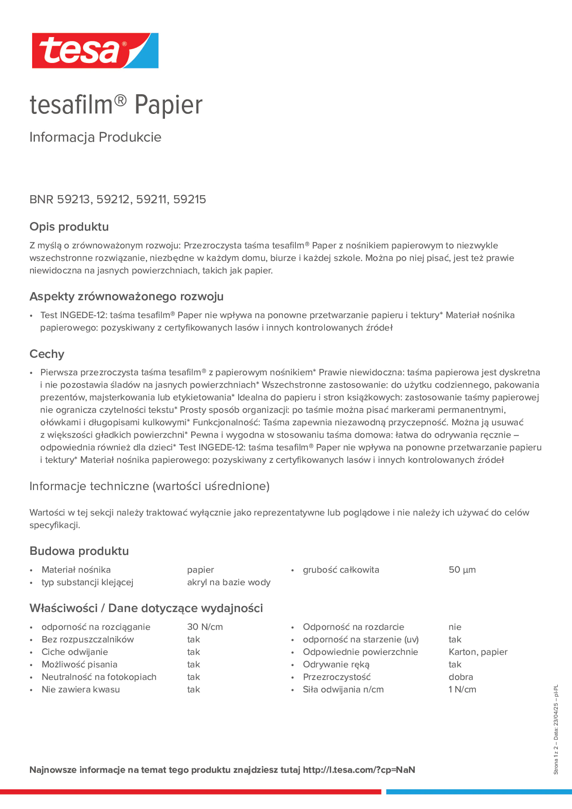 Product information_tesafilm® 59213_pl-PL
