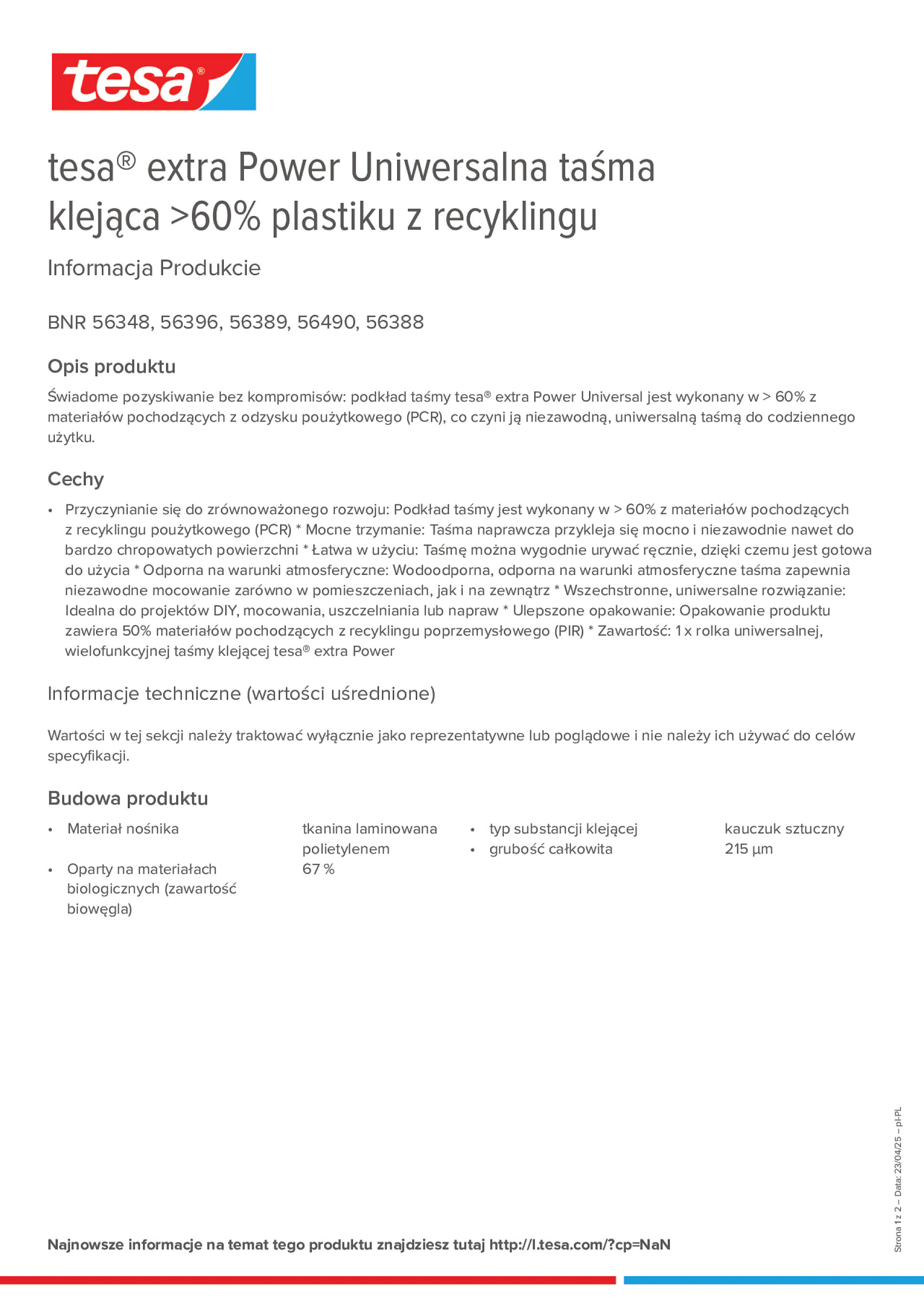 Product information_tesa® extra Power 56348_pl-PL