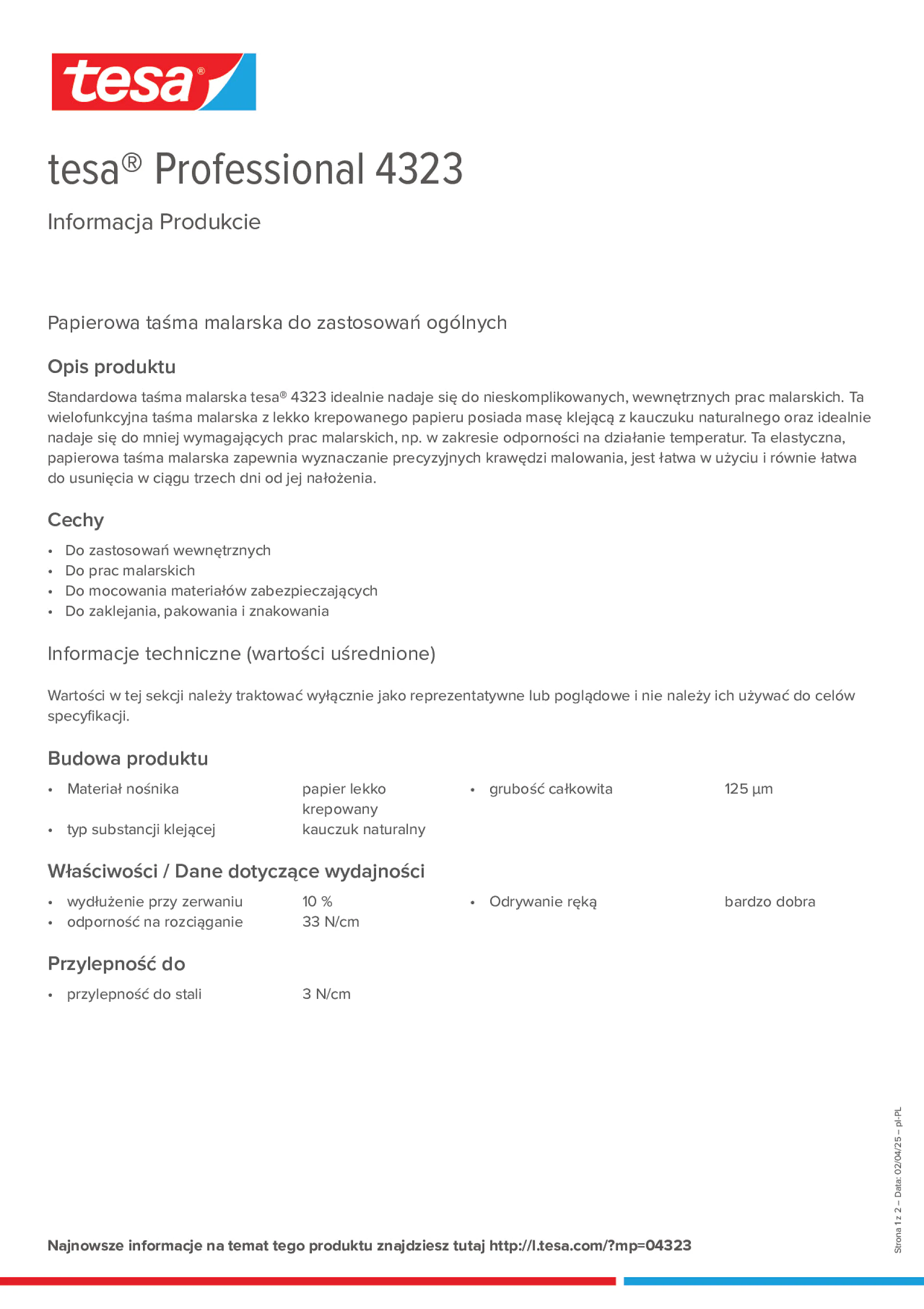 Product information_tesa® Professional 04323_pl-PL