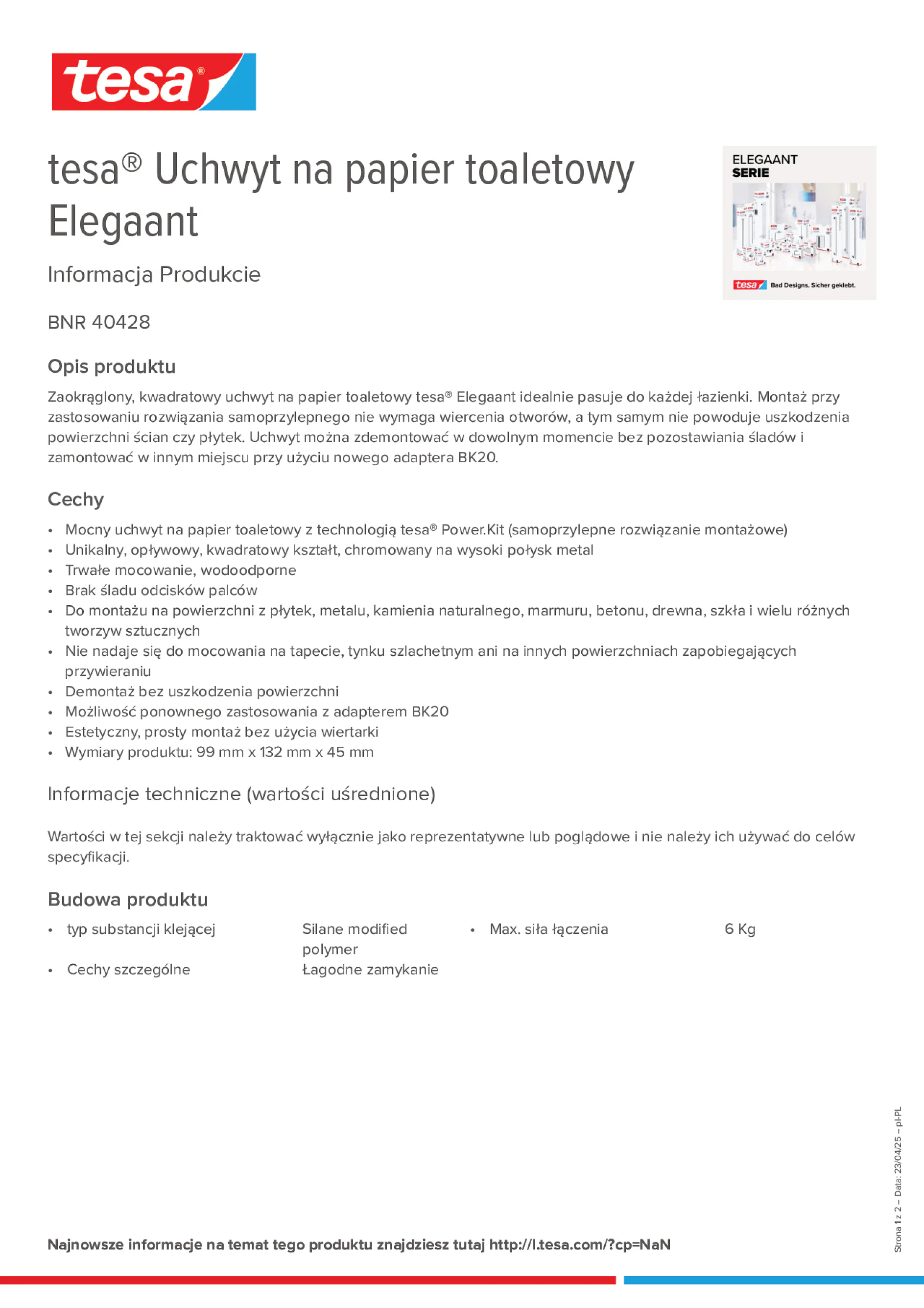 Product information_tesa® 40428_pl-PL