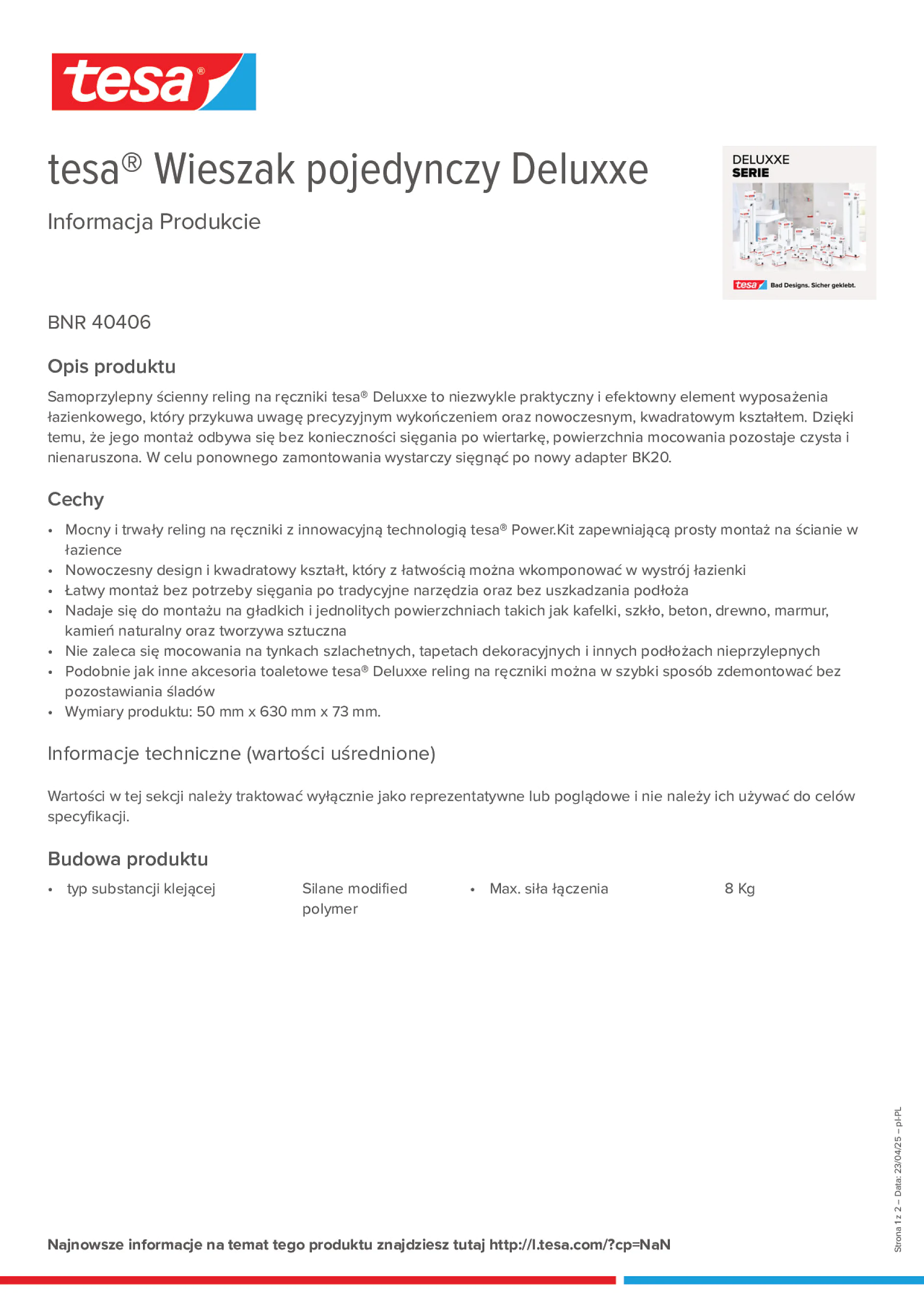 Product information_tesa® 40406_pl-PL