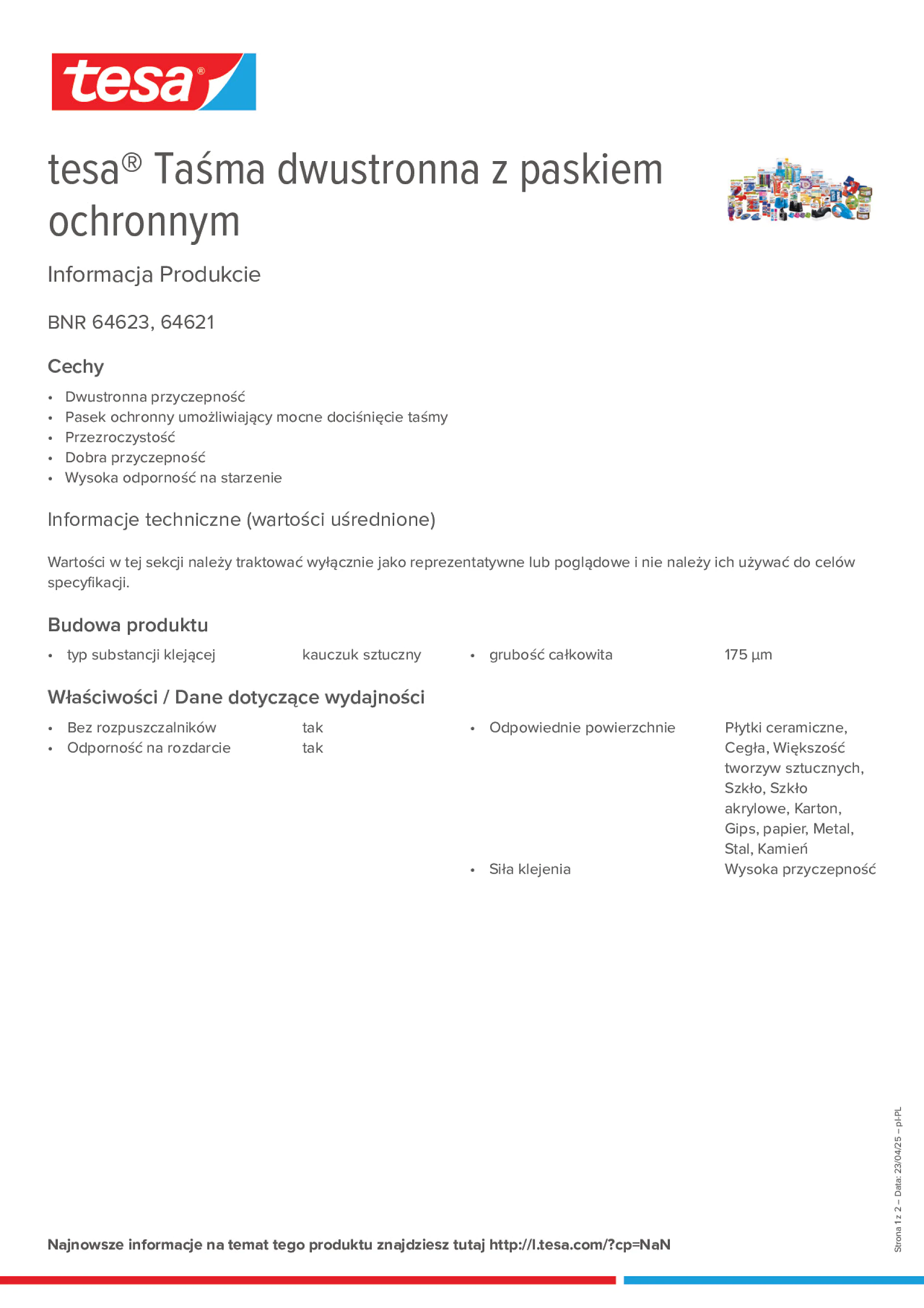Product information_tesa® 64621_pl-PL