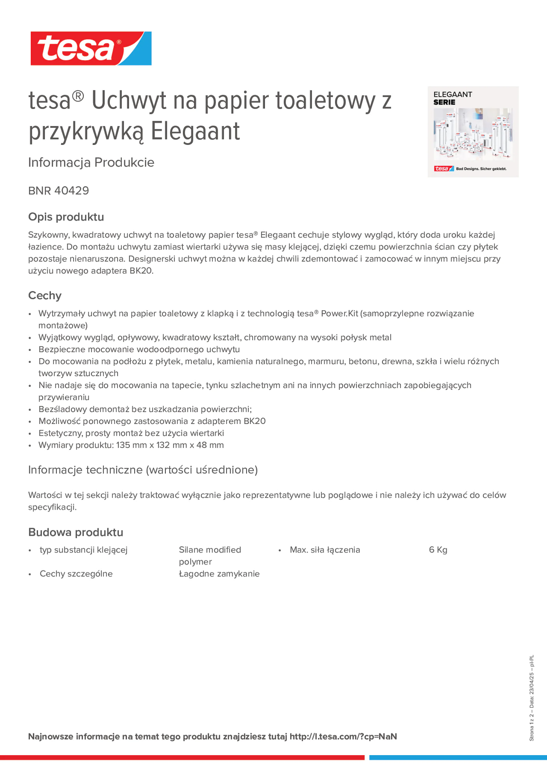 Product information_tesa® 40429_pl-PL