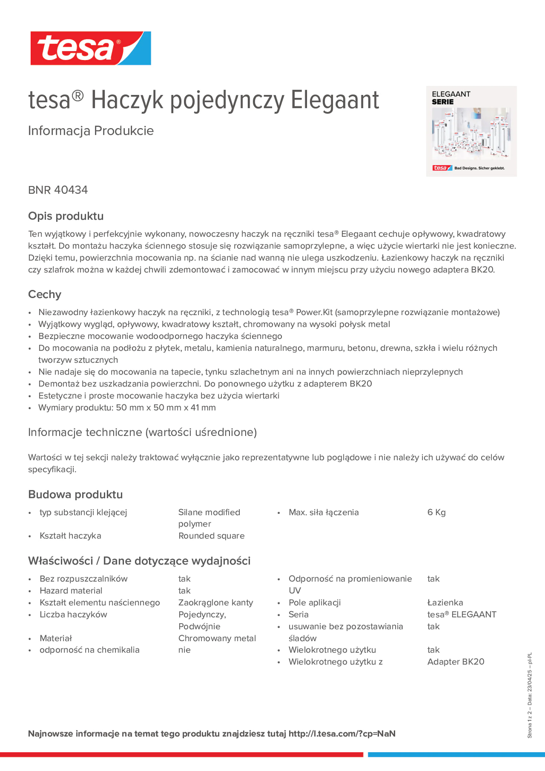 Product information_tesa® 40434_pl-PL