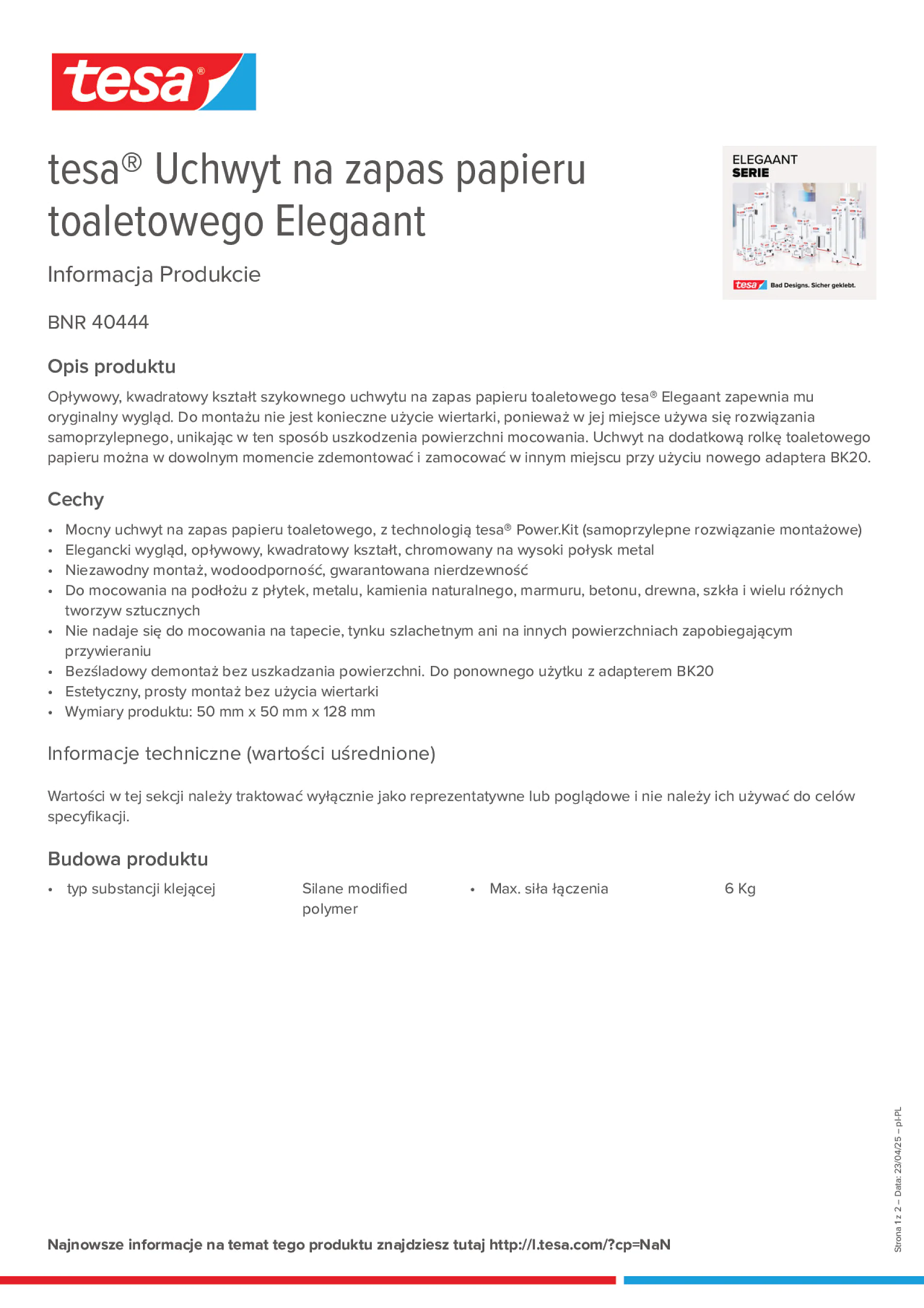 Product information_tesa® 40444_pl-PL