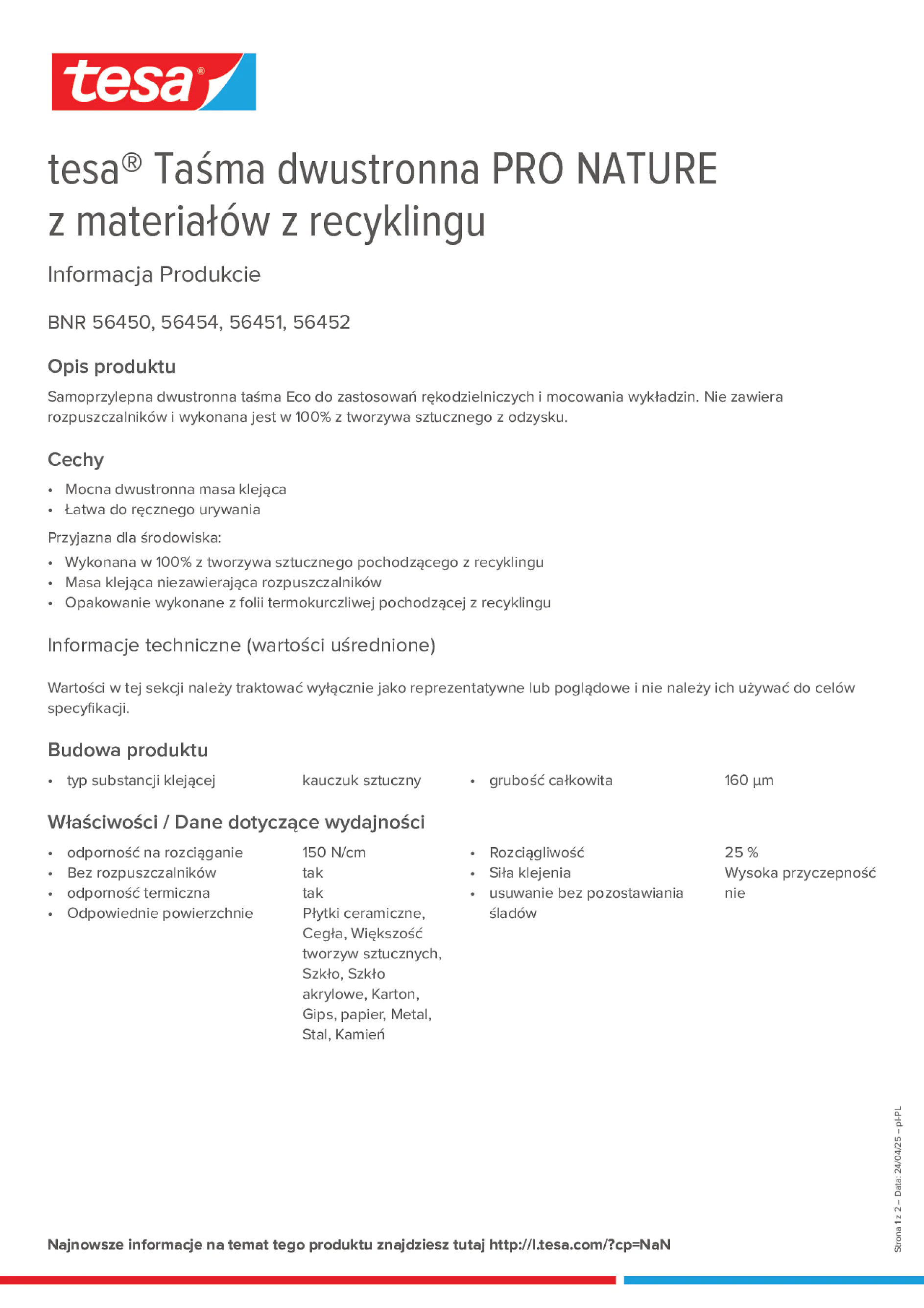Product information_tesa® 56450_pl-PL