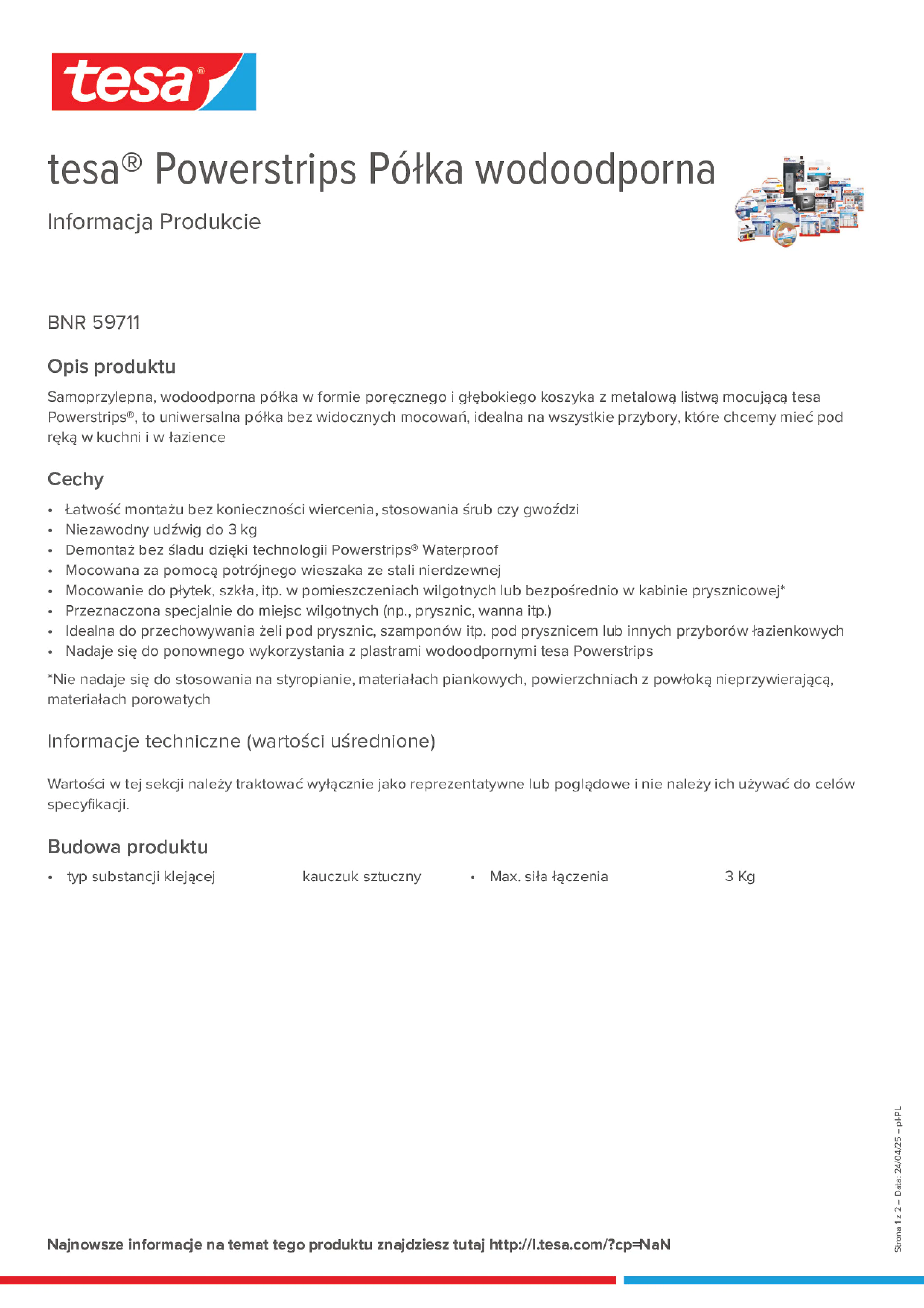 Product information_tesa® Powerstrips 59711_pl-PL