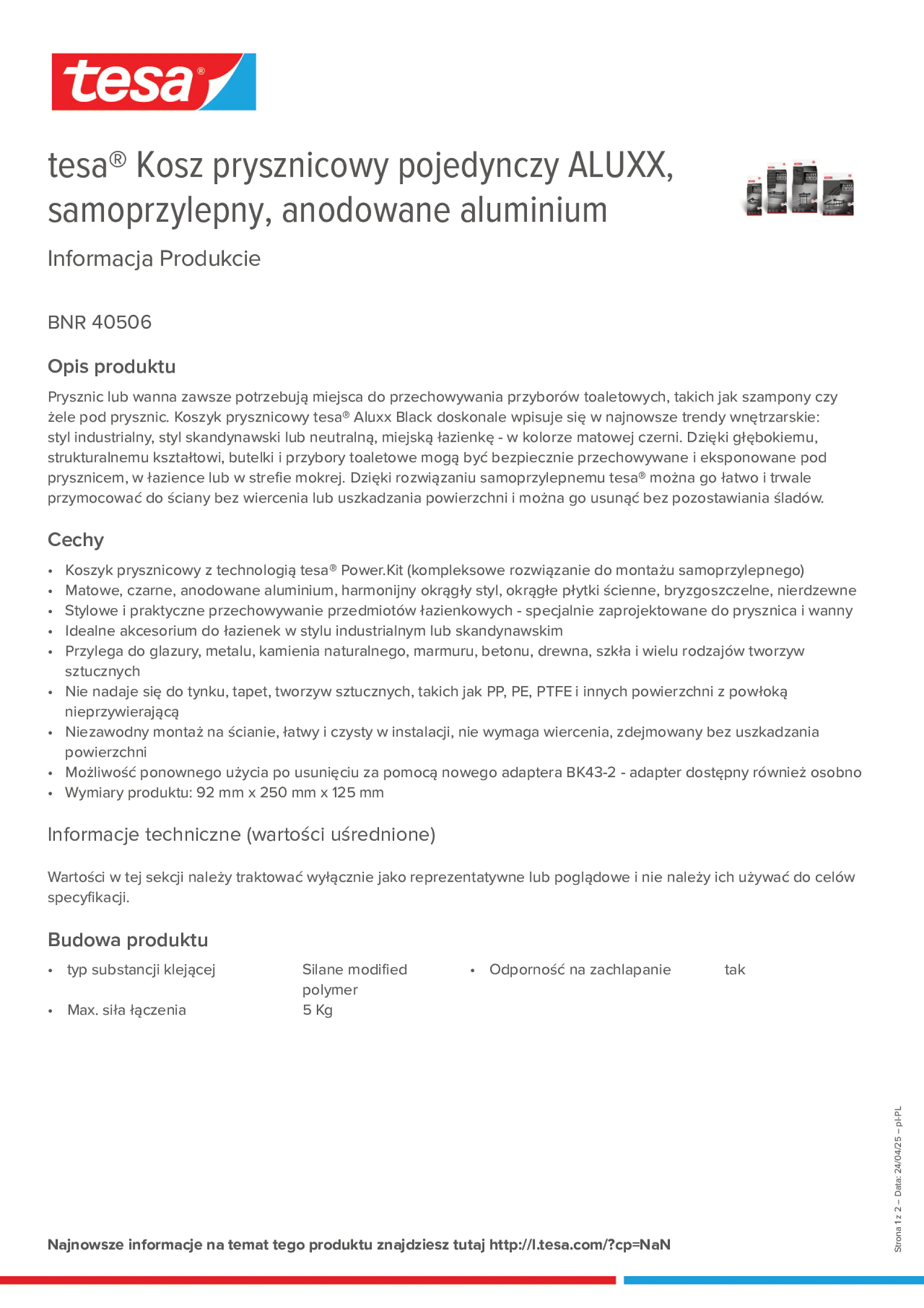 Product information_tesa® 40506_pl-PL