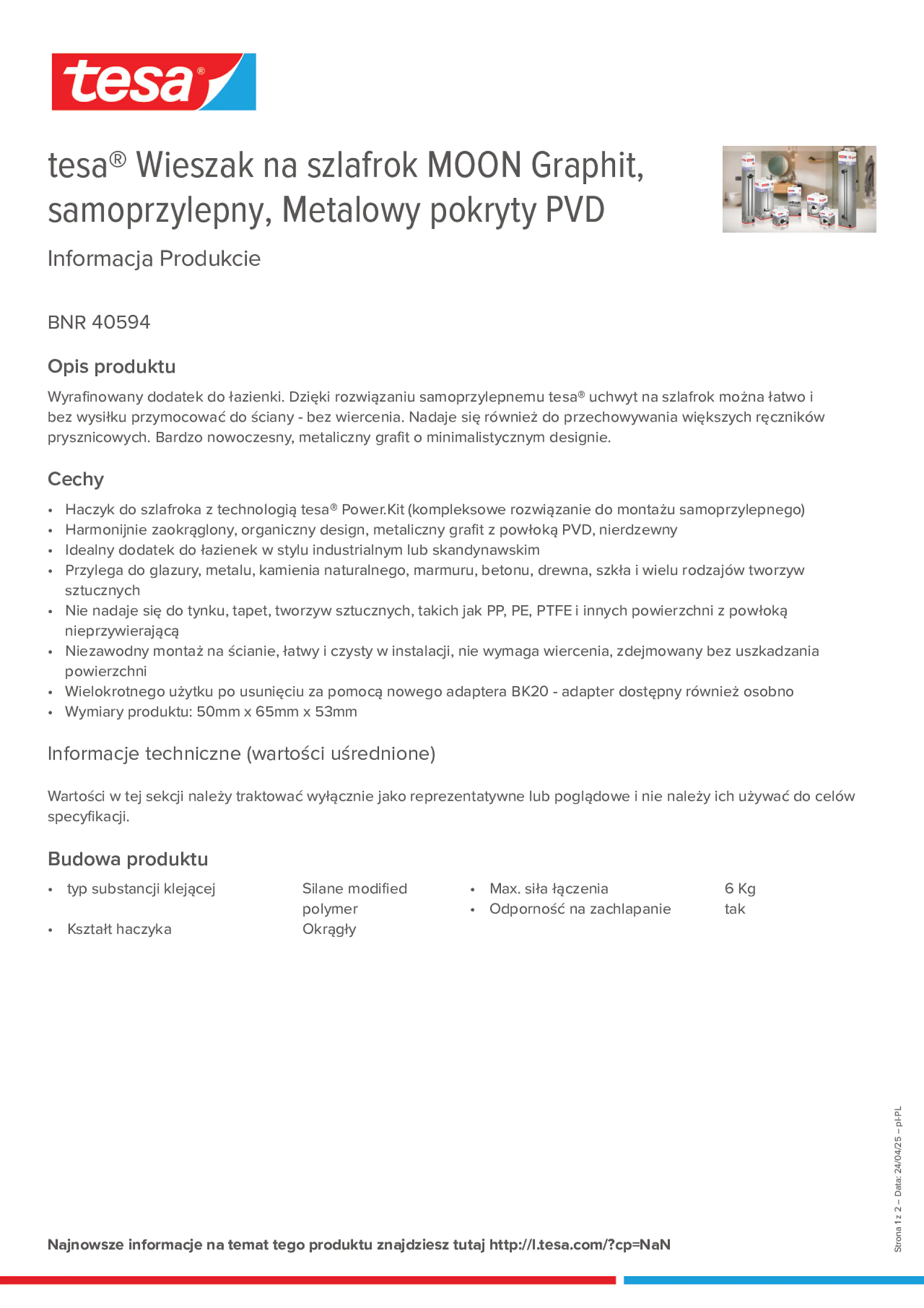 Product information_tesa® 40594_pl-PL