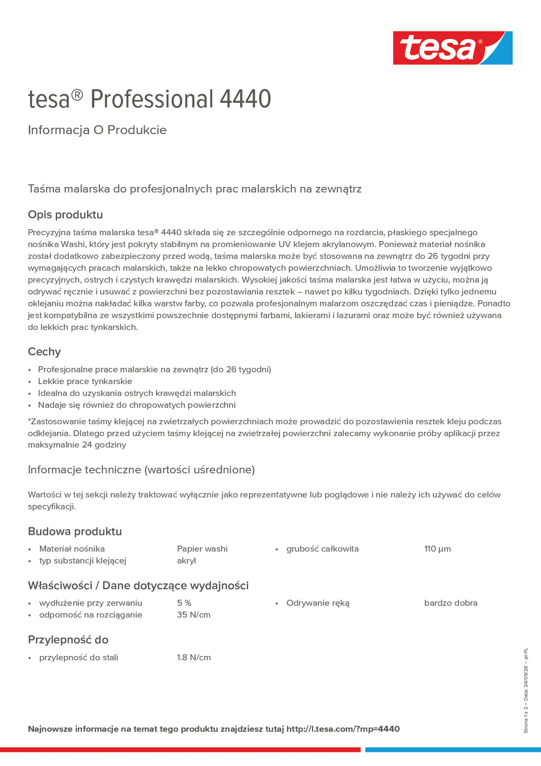 Product information_tesa® Professional 04440_pl-PL