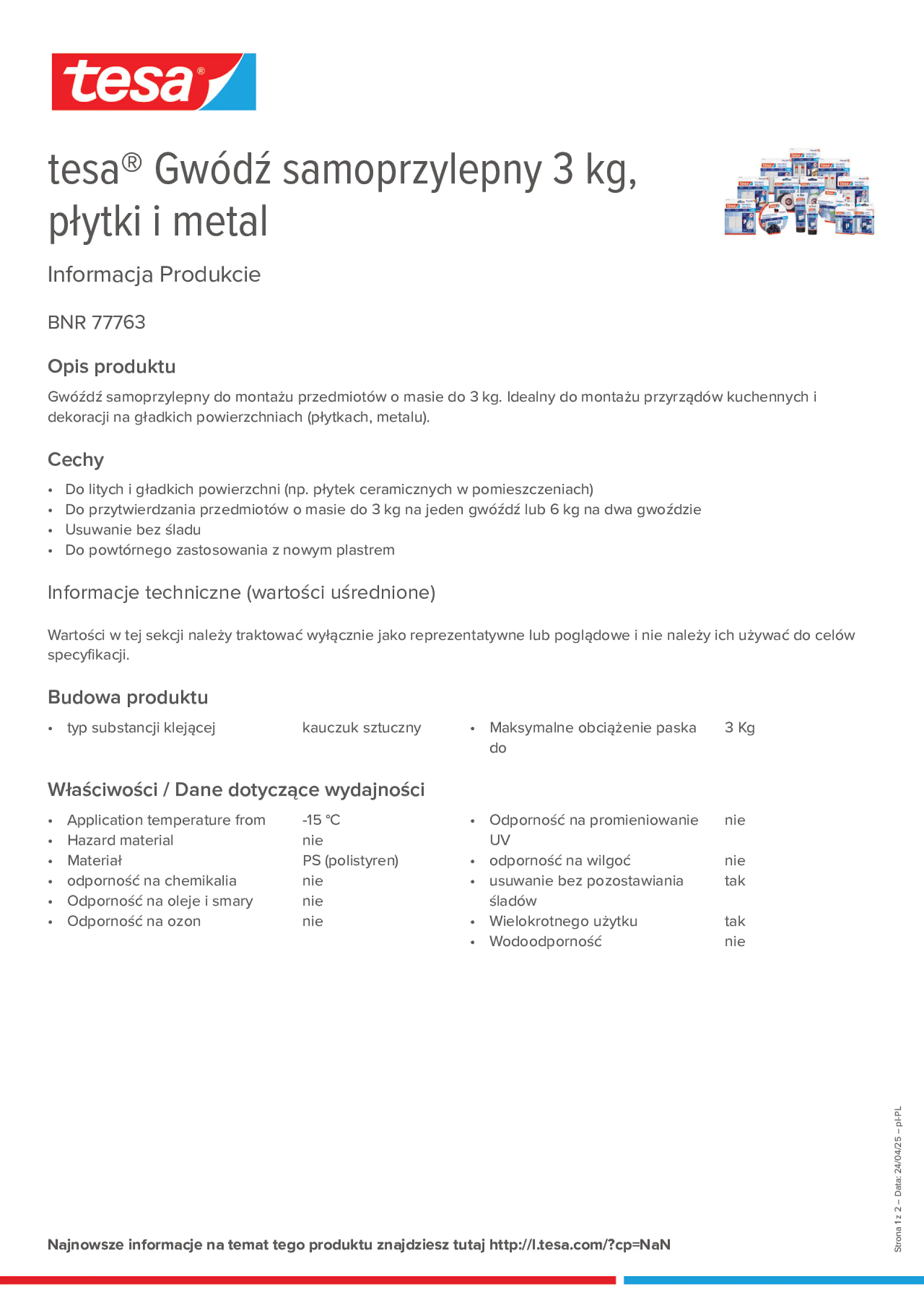 Product information_tesa® 77763_pl-PL