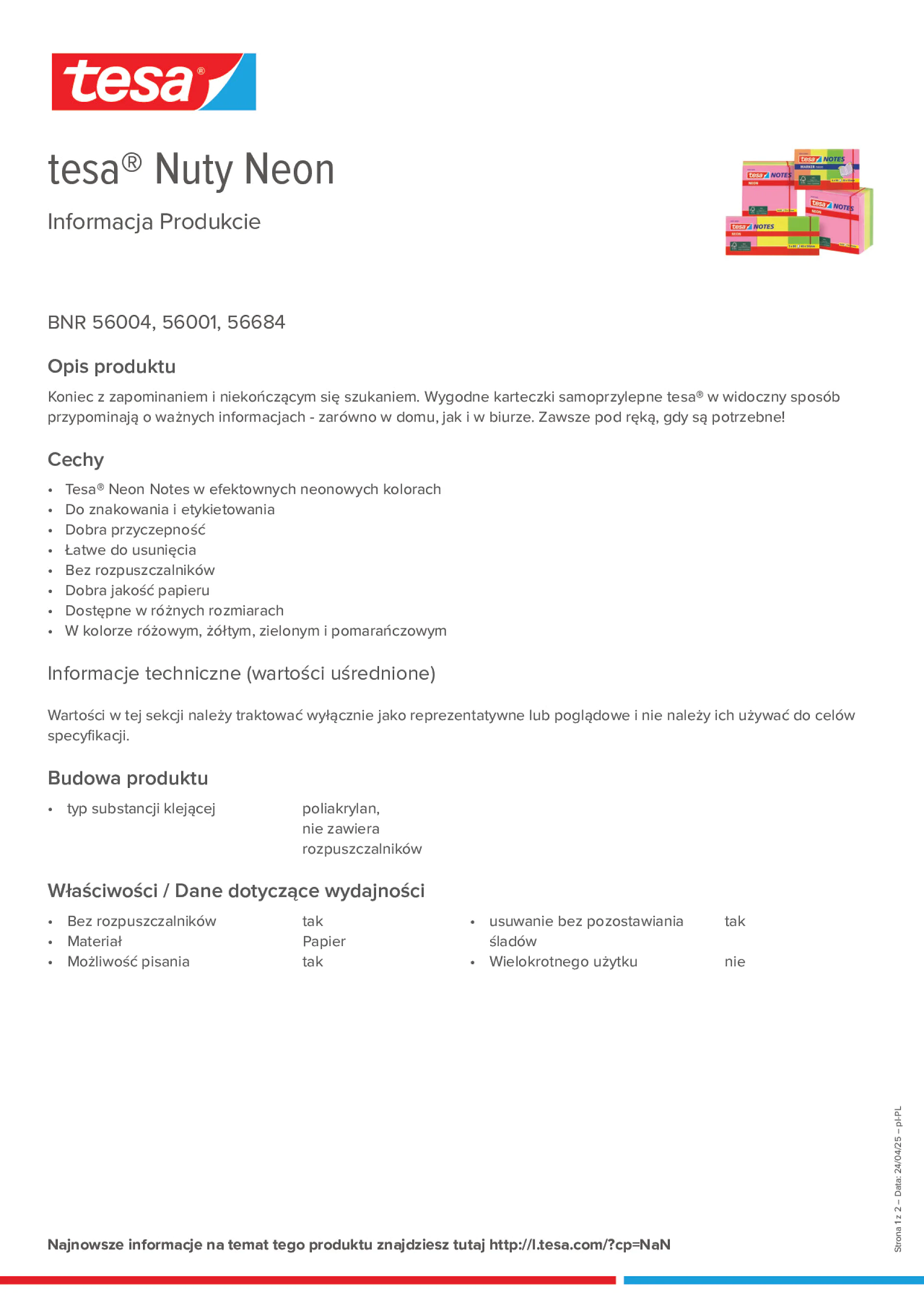 Product information_tesa® 56001_pl-PL