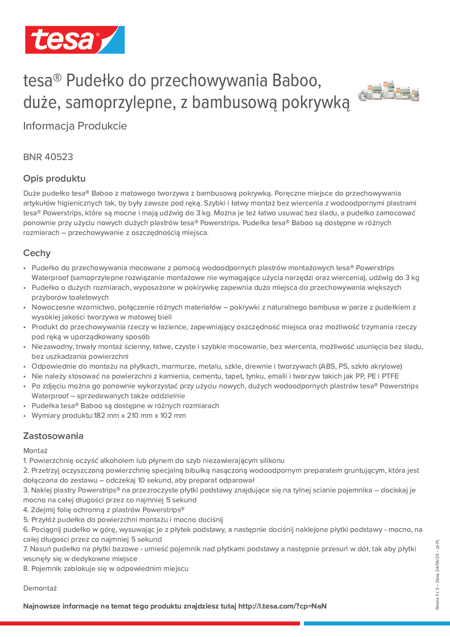 Product information_tesa® 40523_pl-PL