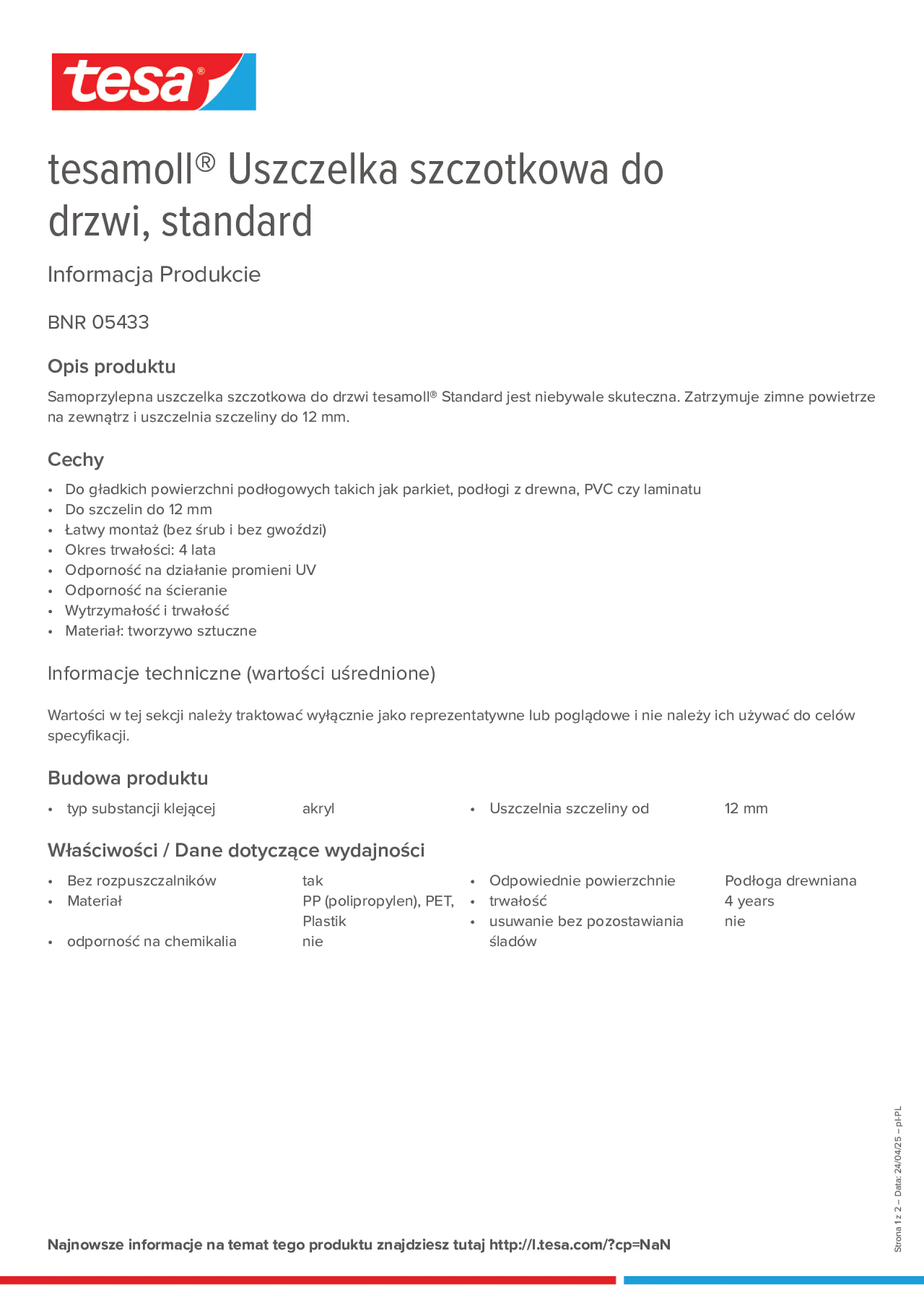 Product information_tesamoll® 05433_pl-PL