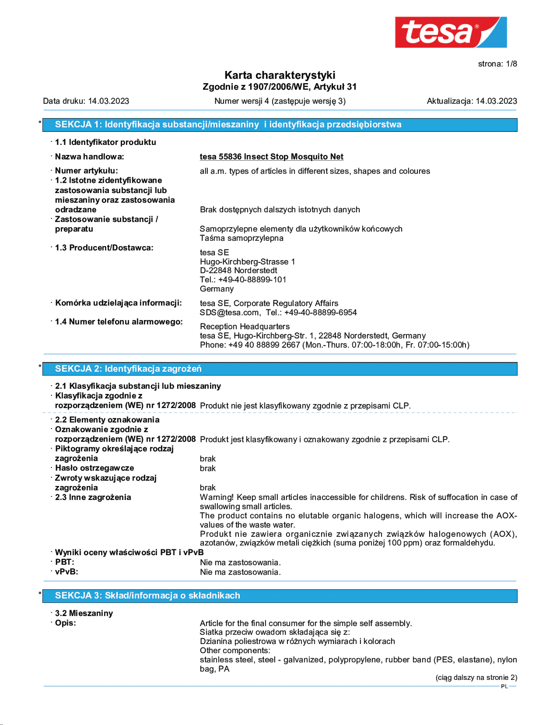 Safety data sheet_tesa® 55836_pl-PL_v4