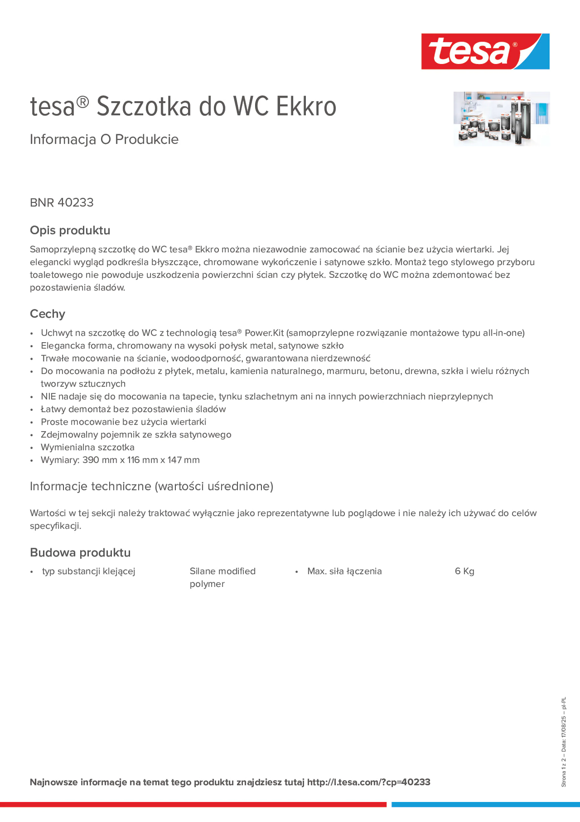 Product information_tesa® 40233_pl-PL