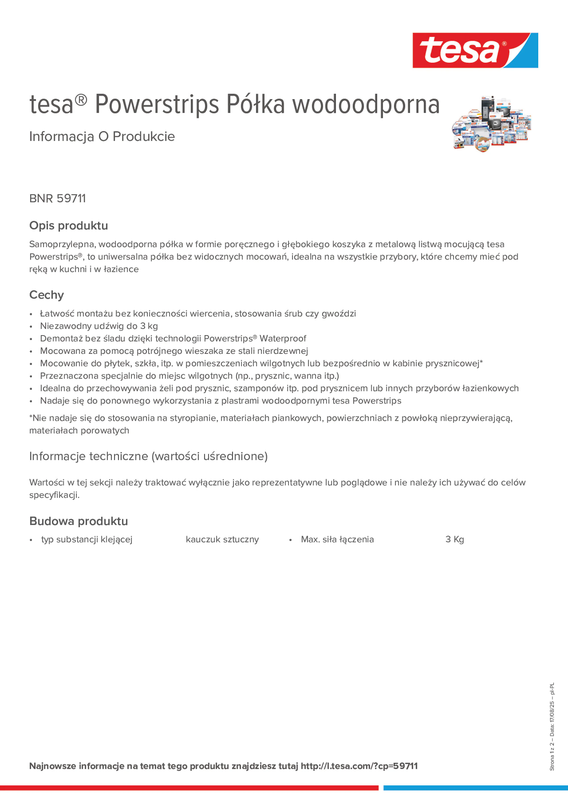 Product information_tesa® Powerstrips 59711_pl-PL