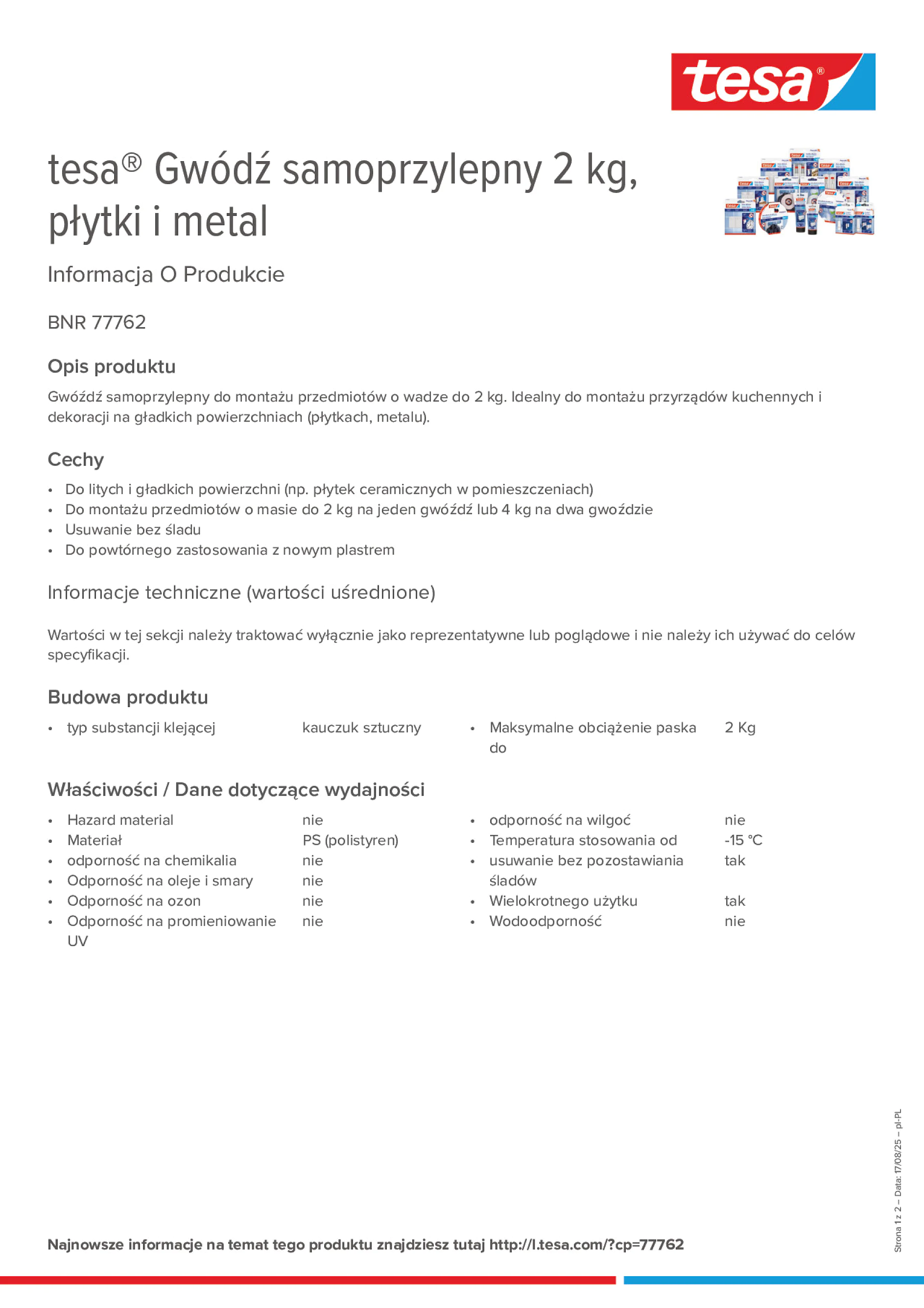 Product information_tesa® 77762_pl-PL