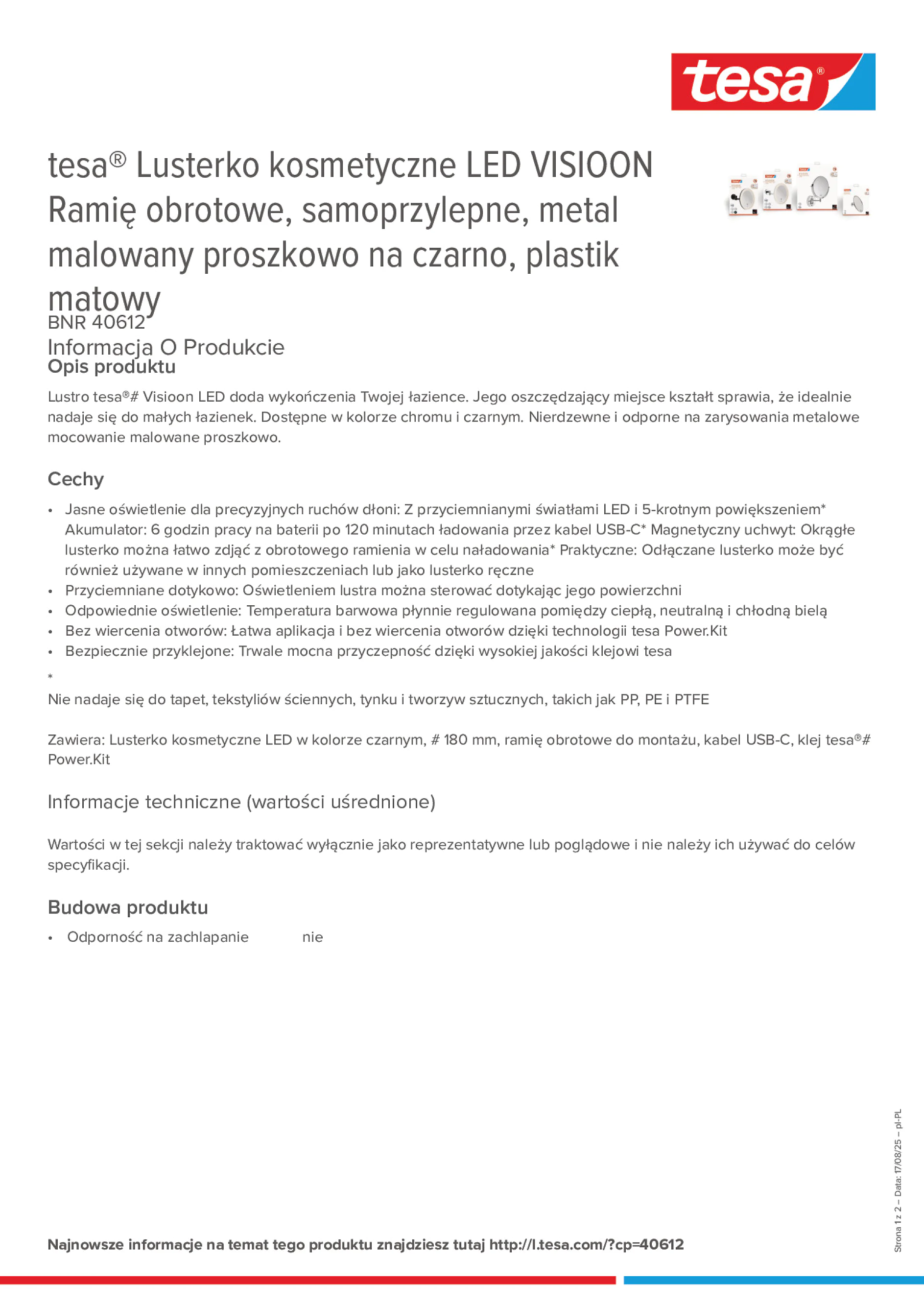 Product information_tesa® 40612_pl-PL