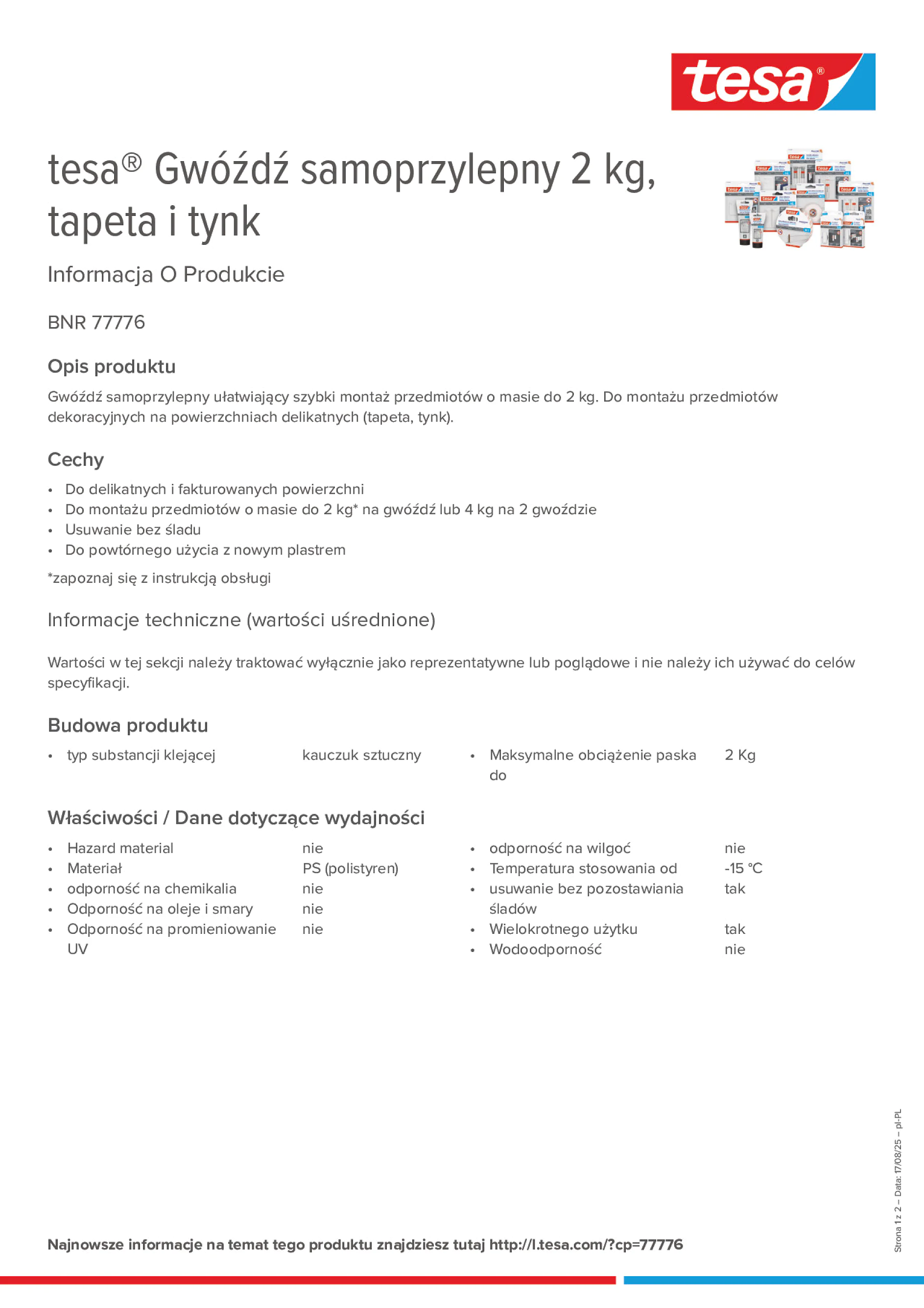 Product information_tesa® 77776_pl-PL