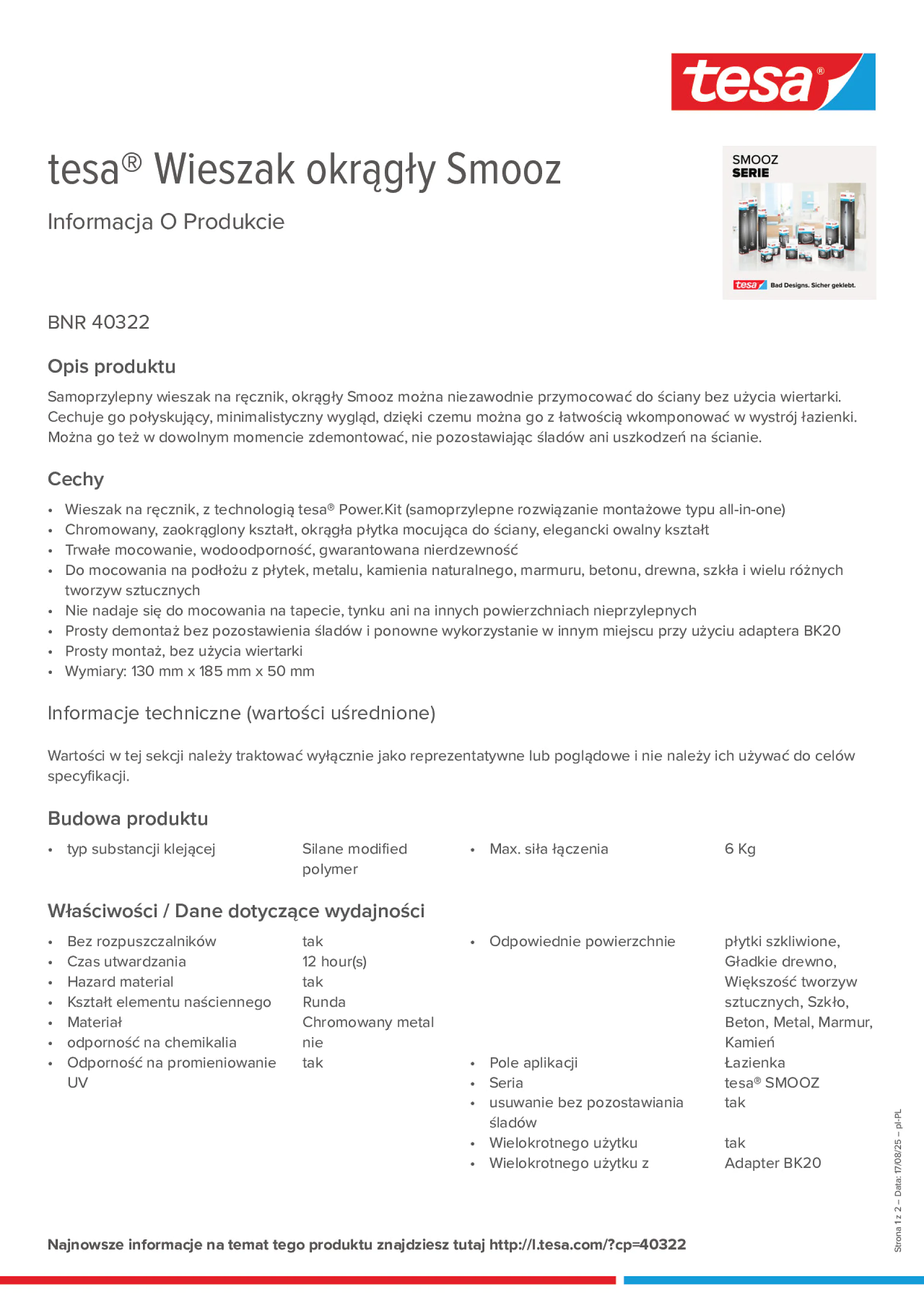 Product information_tesa® 40322_pl-PL