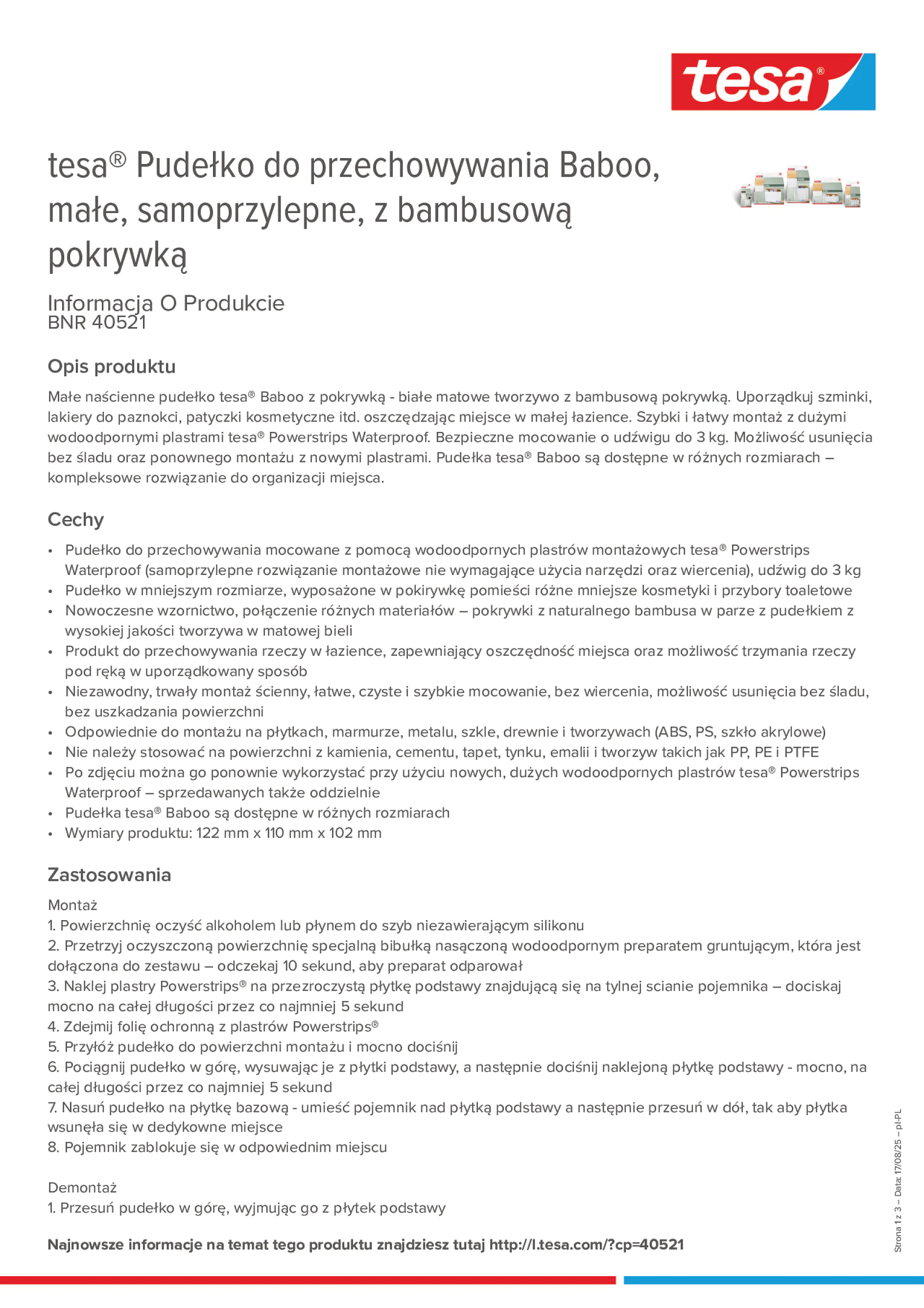 Product information_tesa® 40521_pl-PL