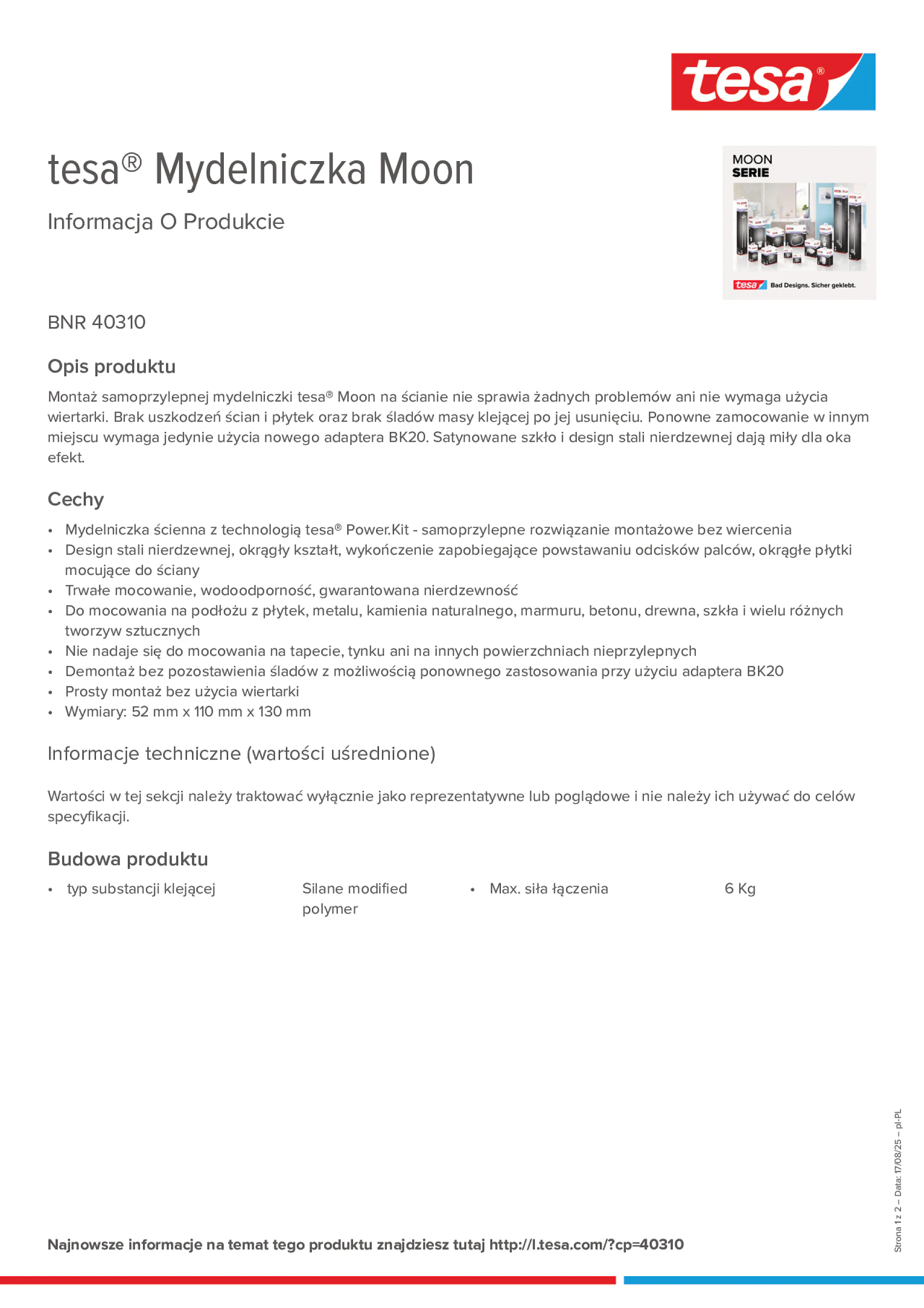 Product information_tesa® 40310_pl-PL