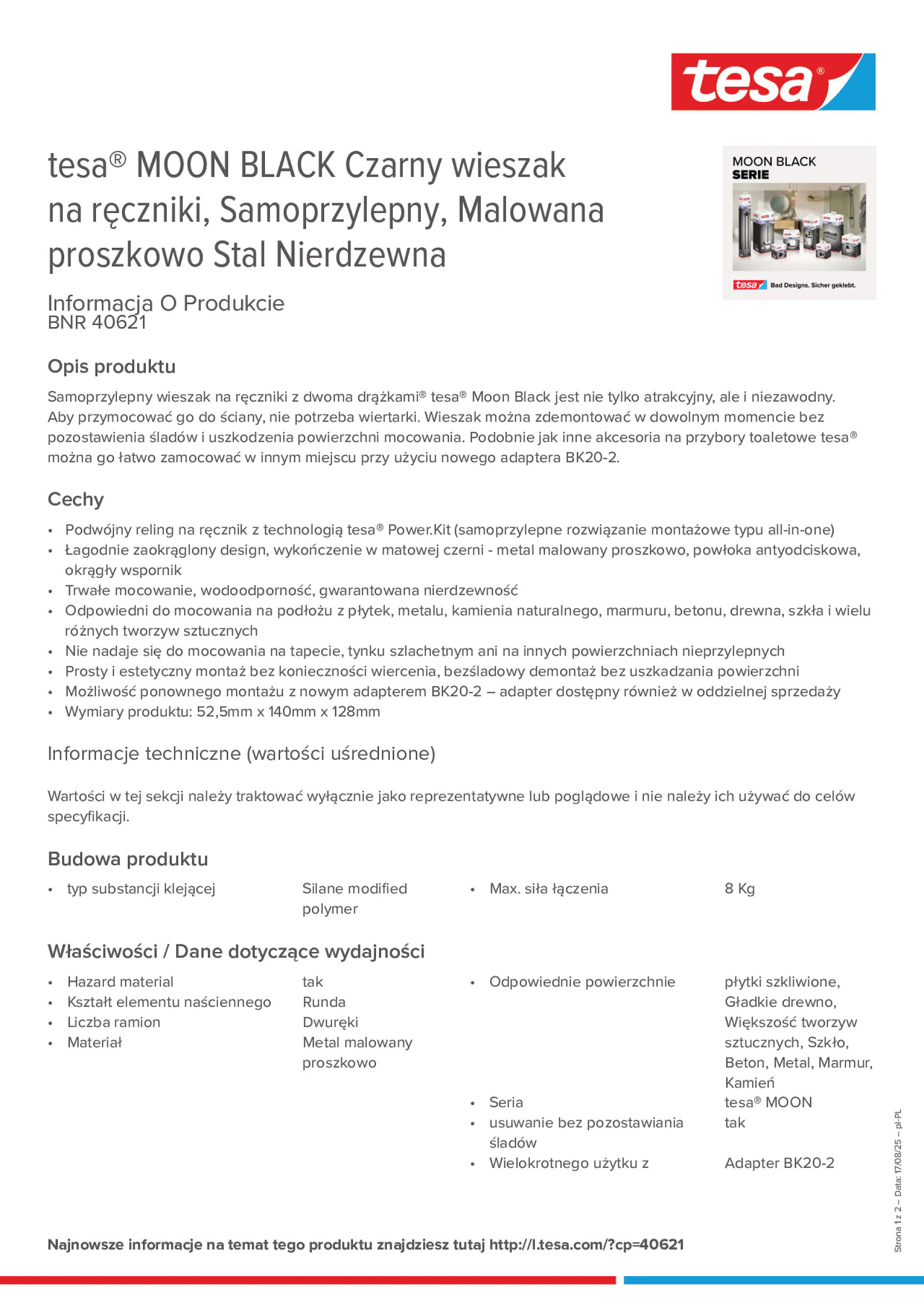 Product information_tesa® 40621_pl-PL