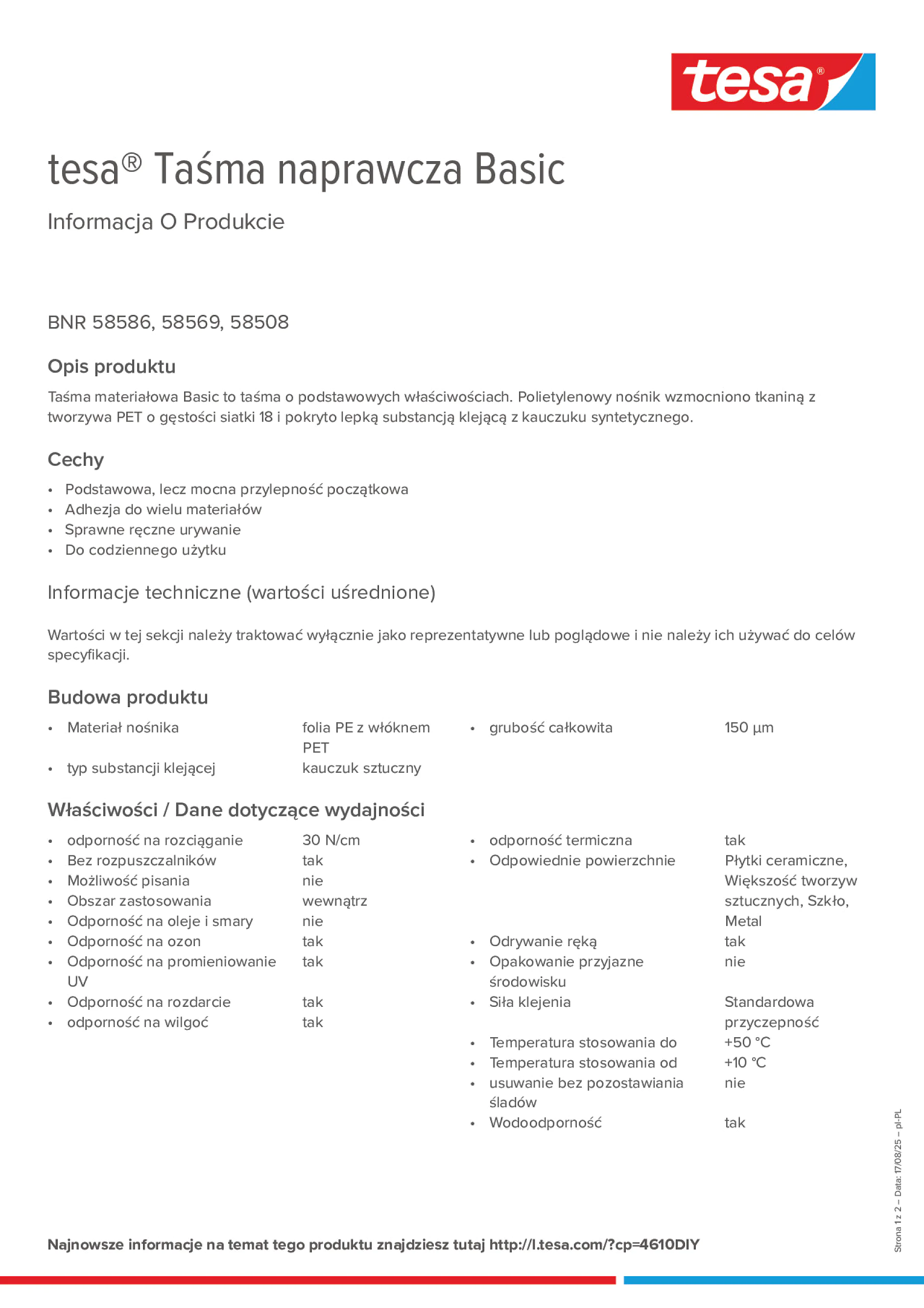 Product information_tesa® 58569_pl-PL