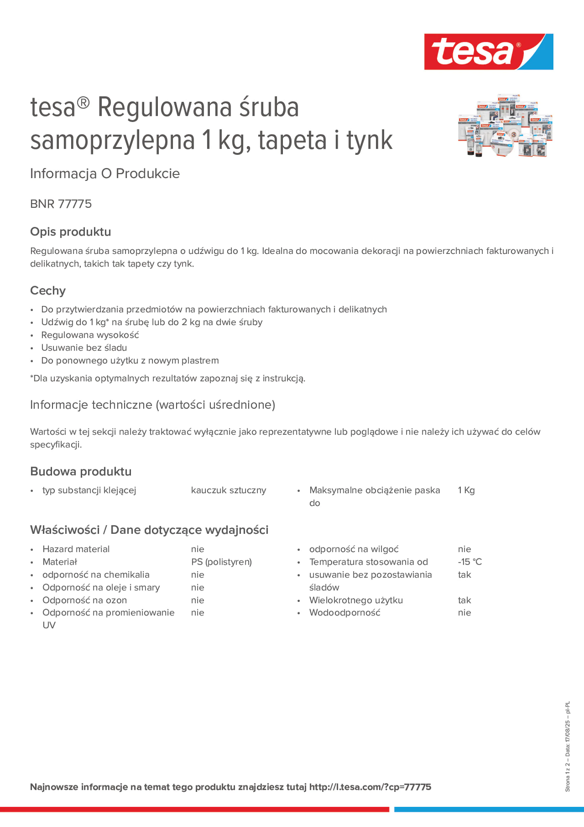 Product information_tesa® 77775_pl-PL