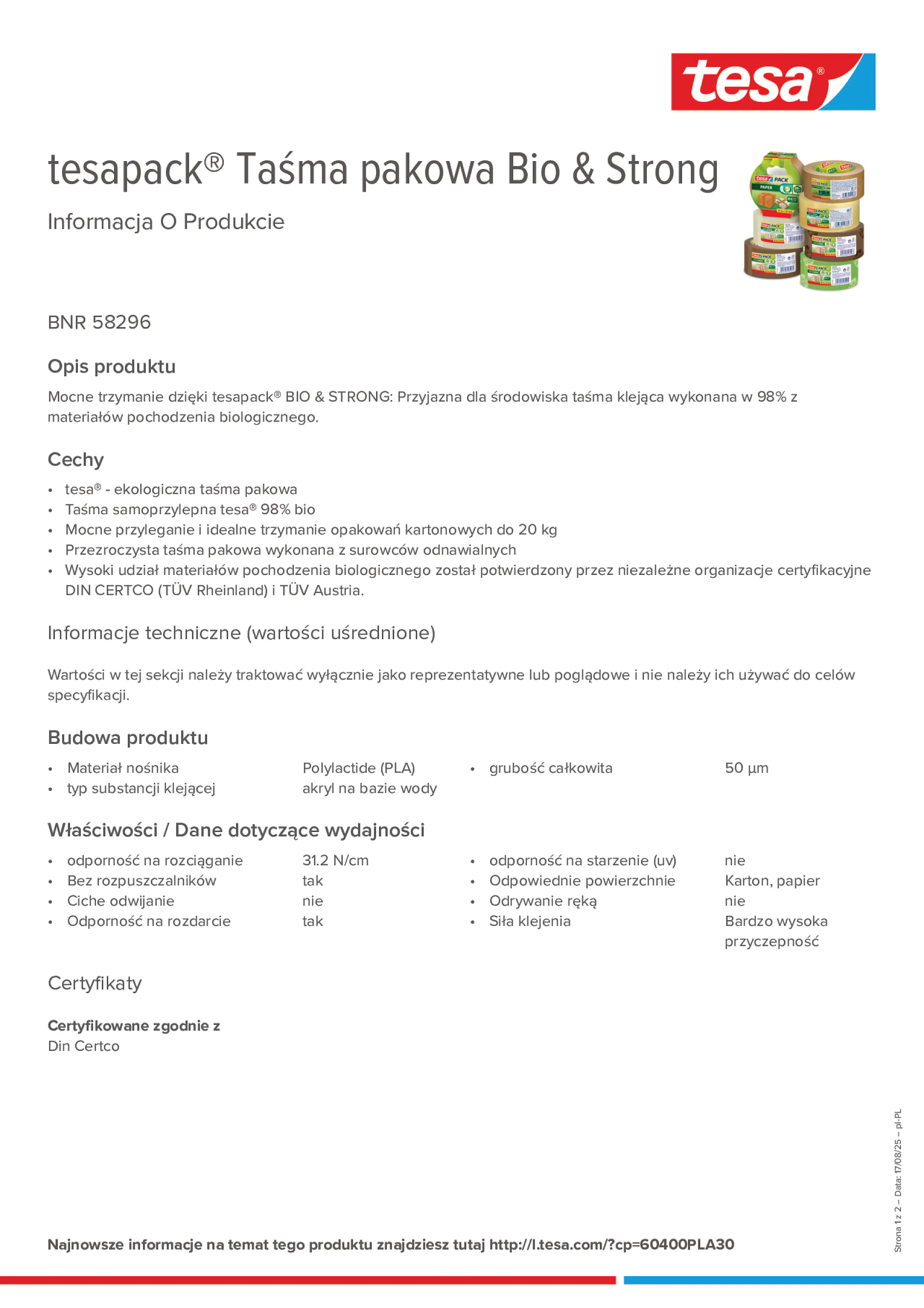 Product information_tesapack® 58296_pl-PL