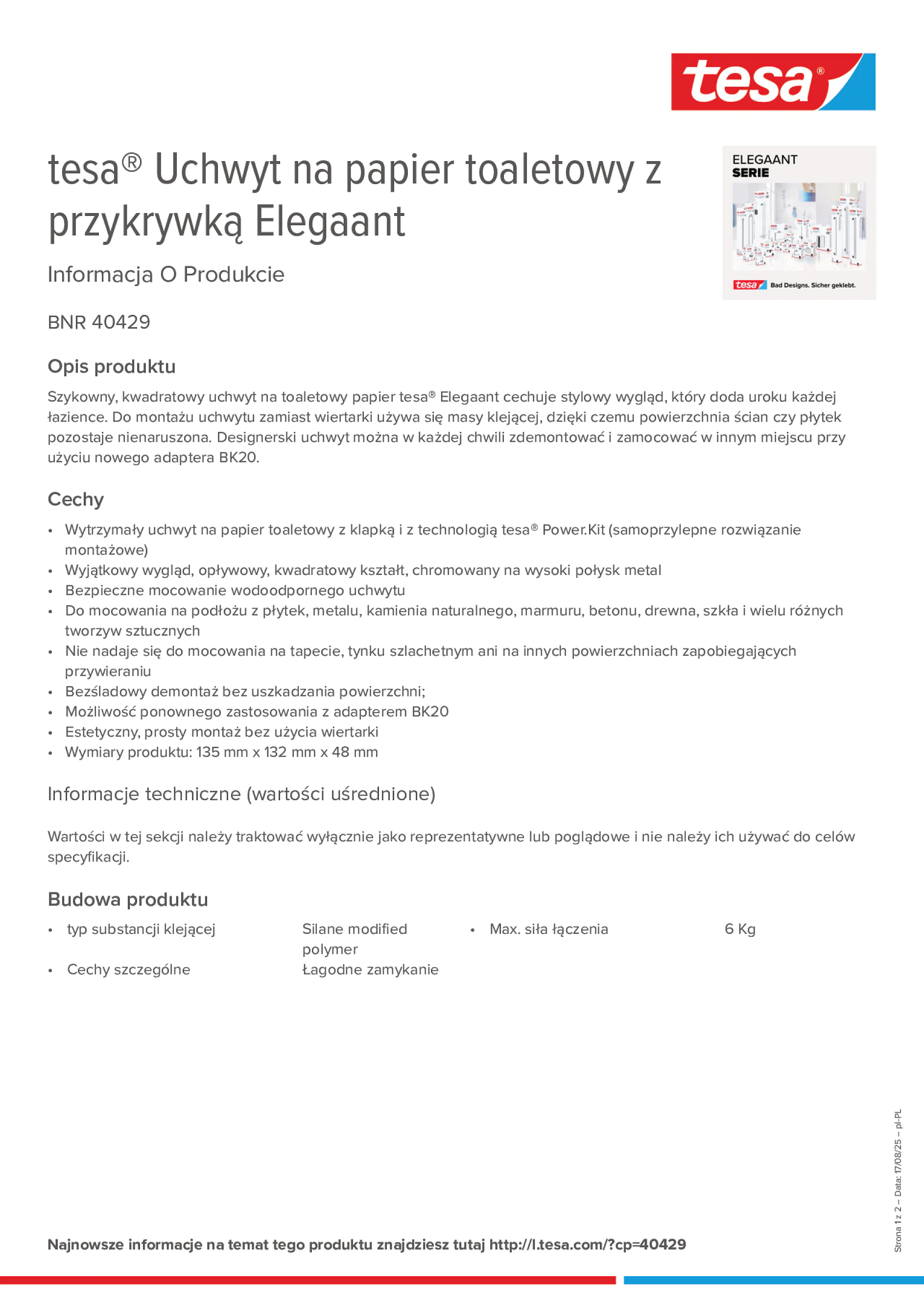 Product information_tesa® 40429_pl-PL