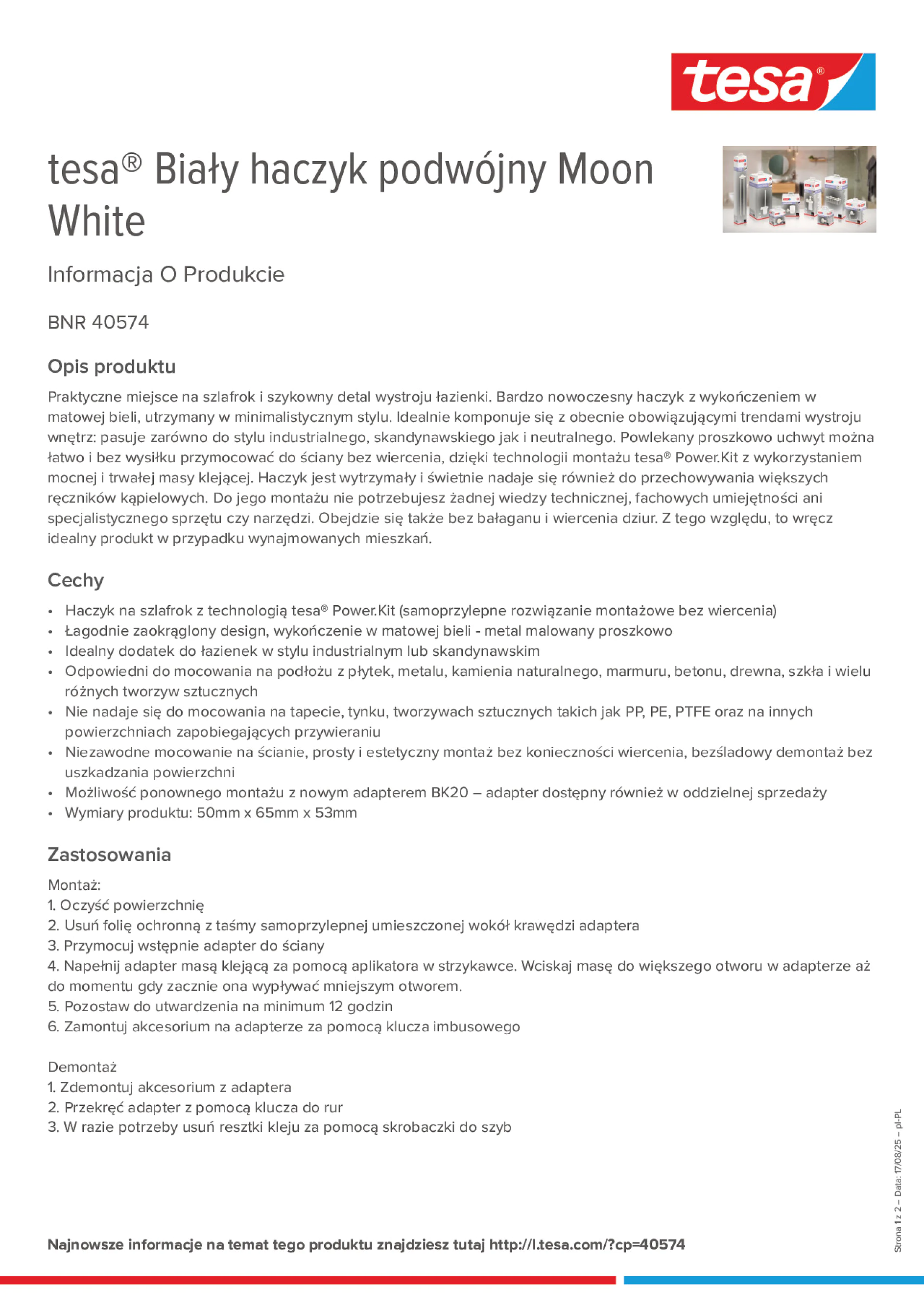 Product information_tesa® 40574_pl-PL