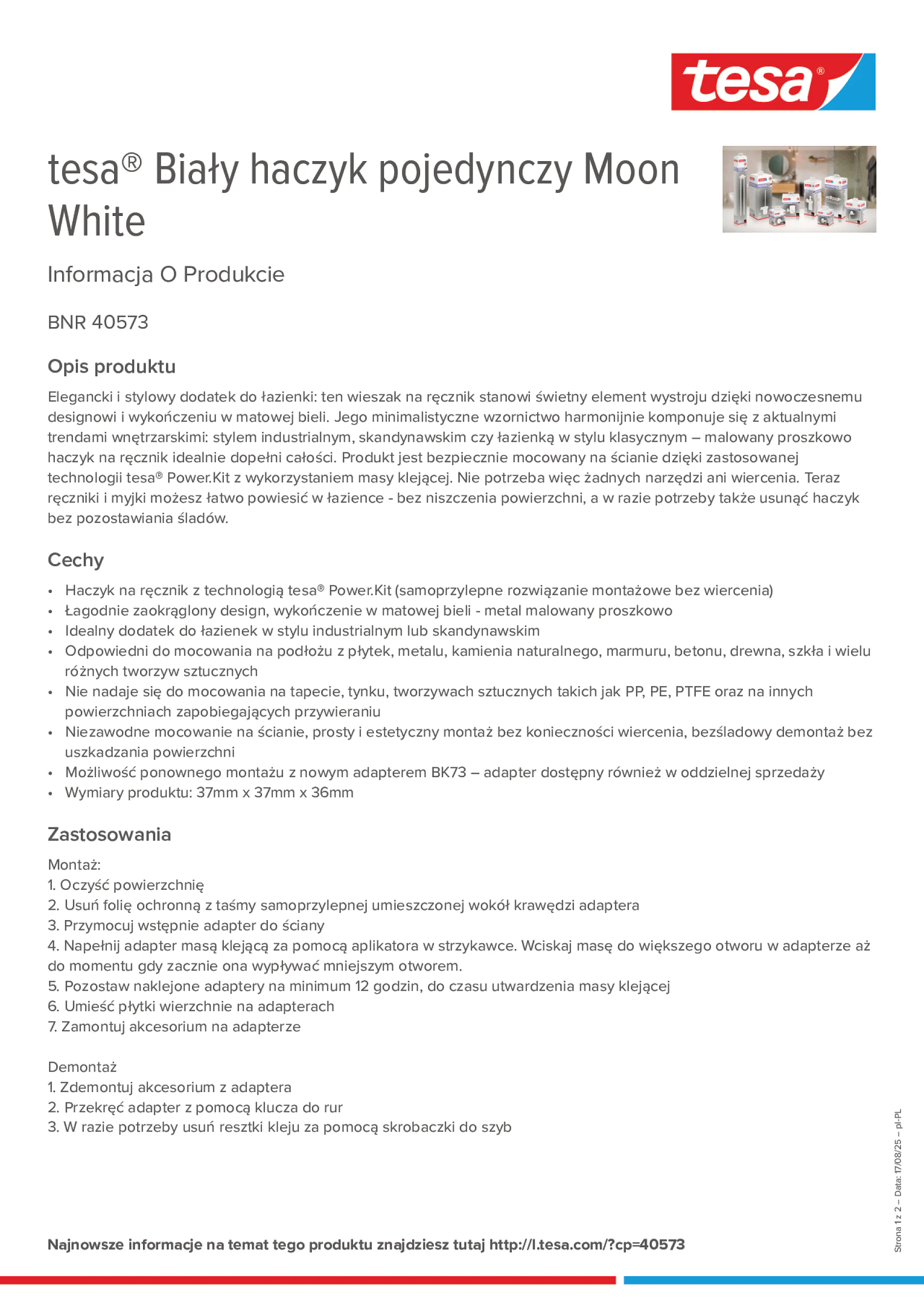 Product information_tesa® 40573_pl-PL