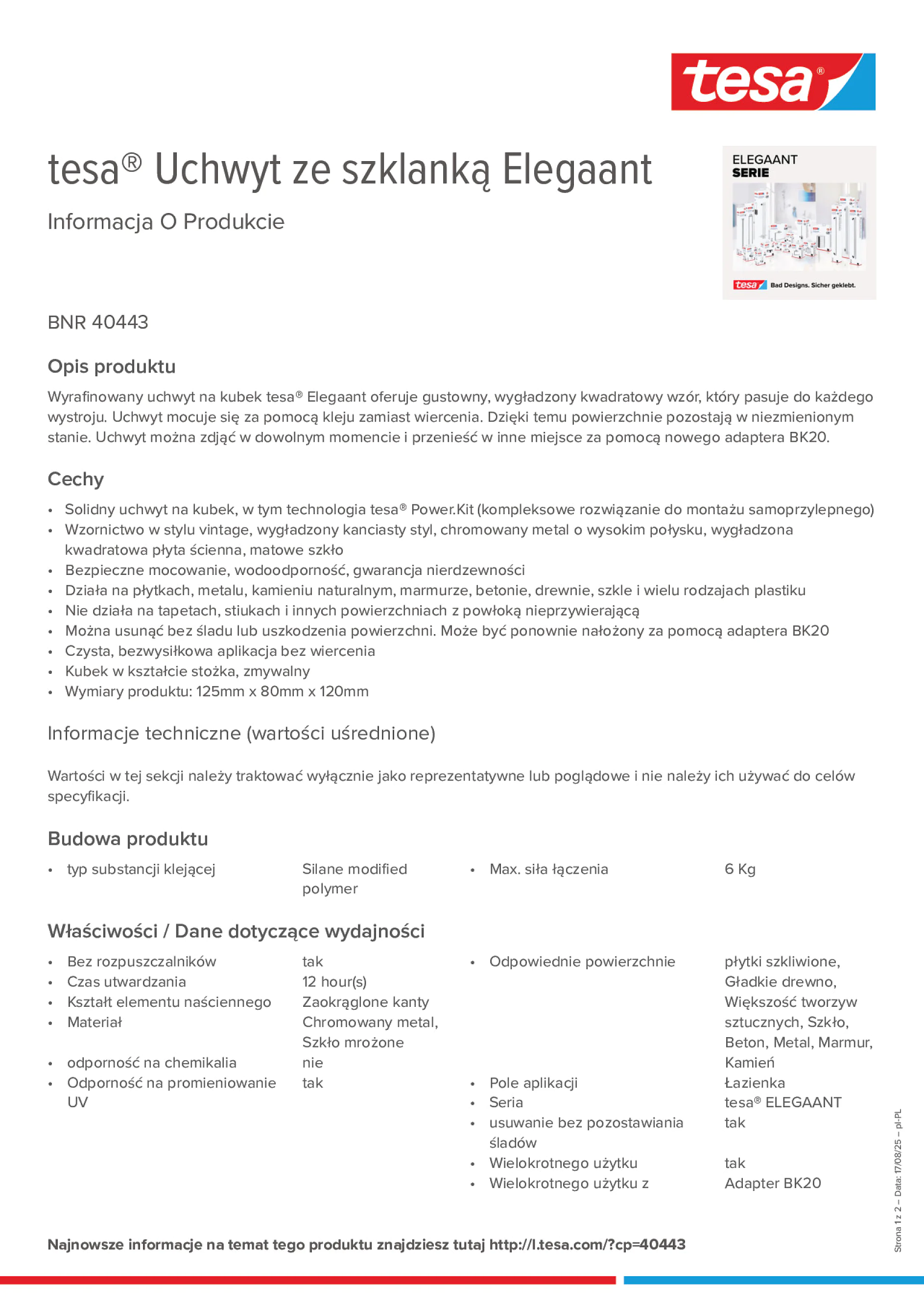 Product information_tesa® 40443_pl-PL