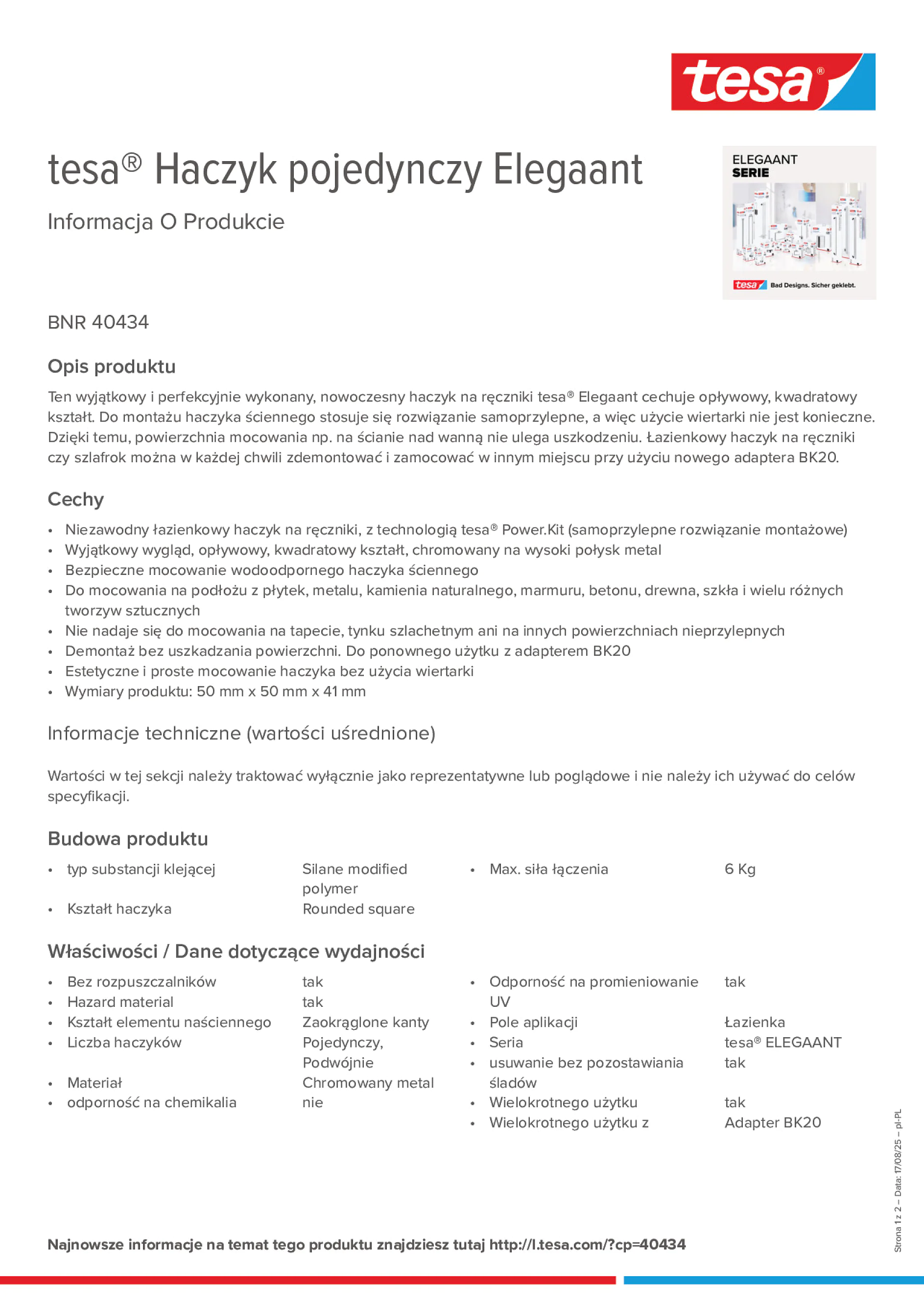 Product information_tesa® 40434_pl-PL