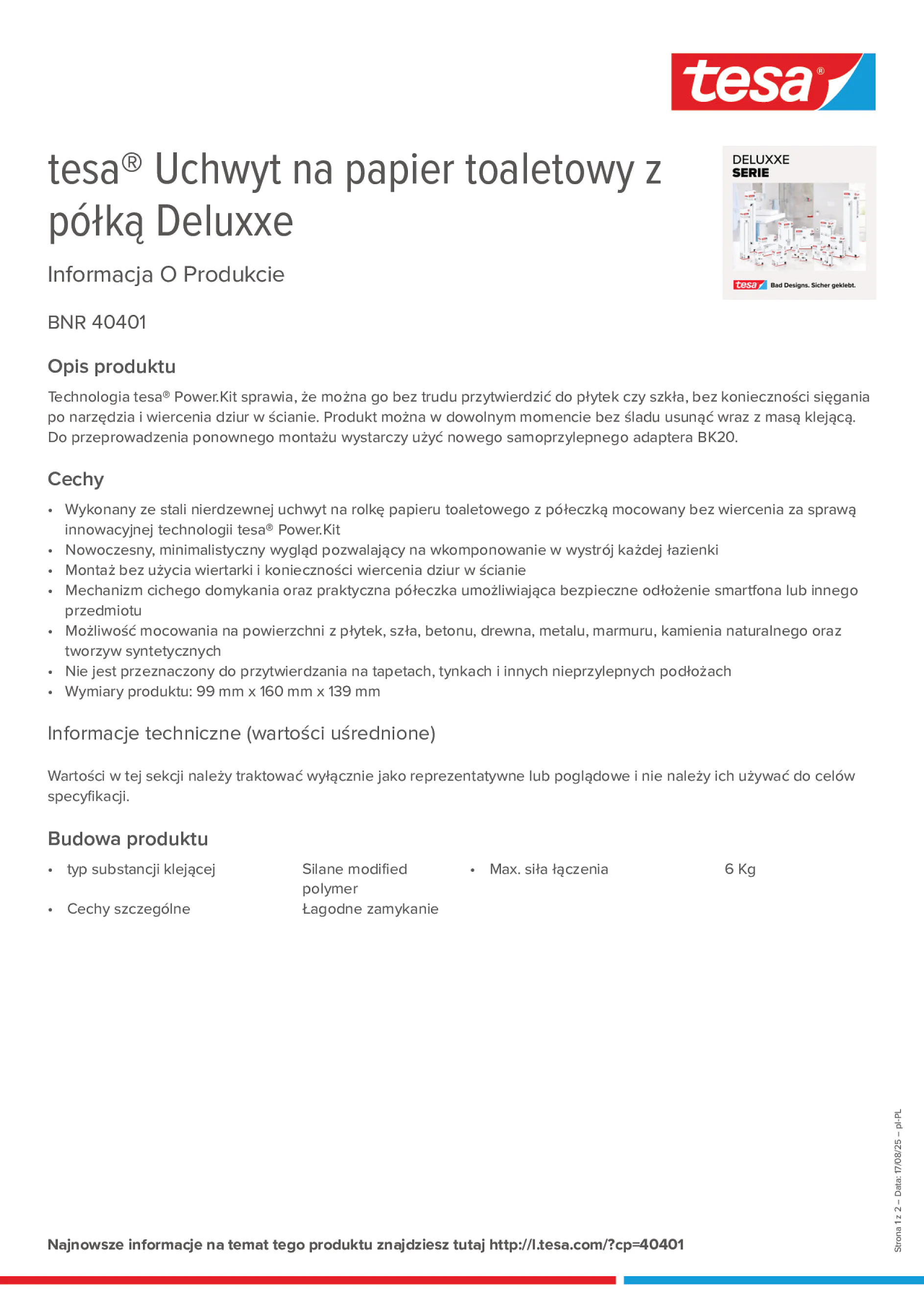 Product information_tesa® 40401_pl-PL