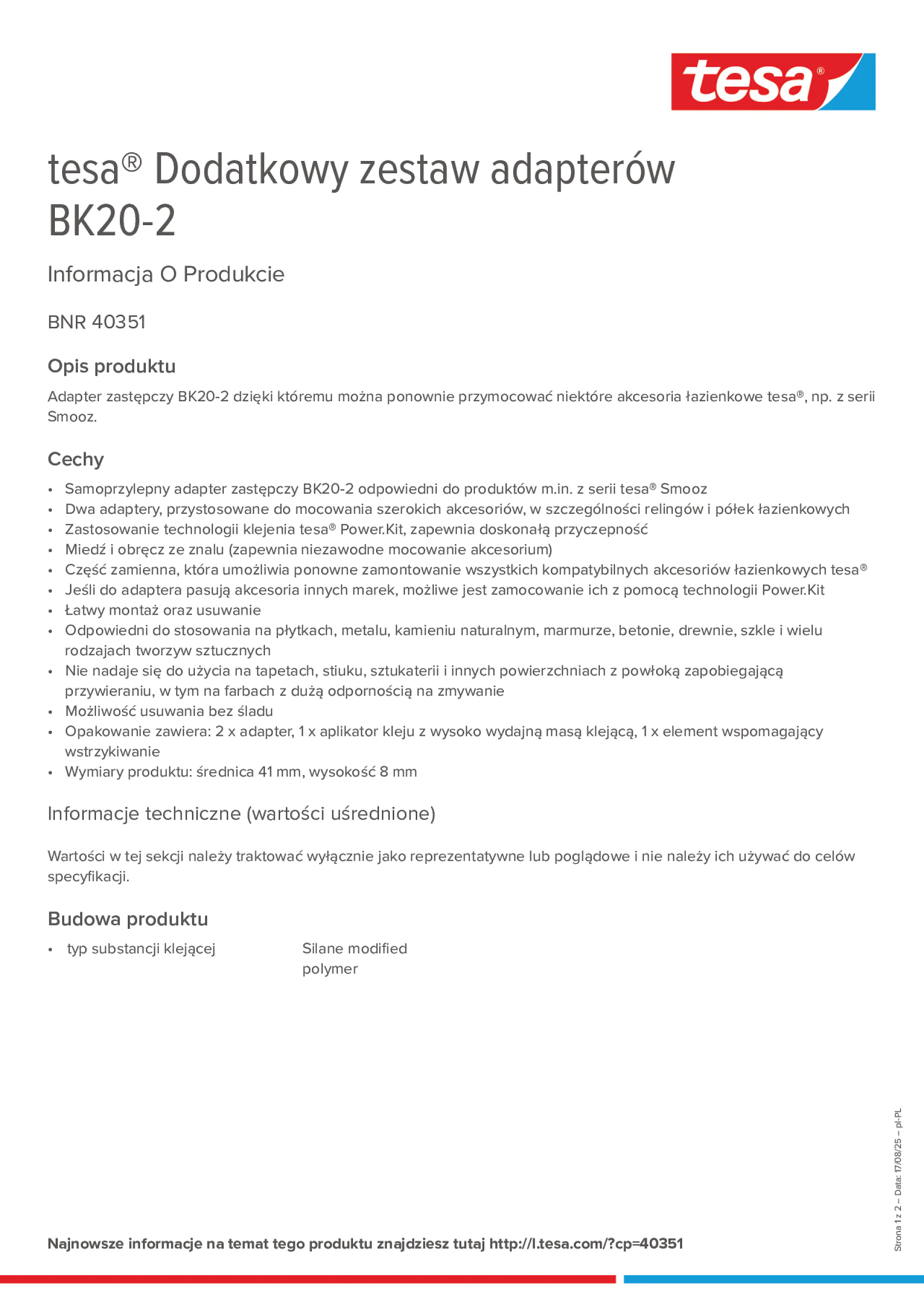 Product information_tesa® 40351_pl-PL