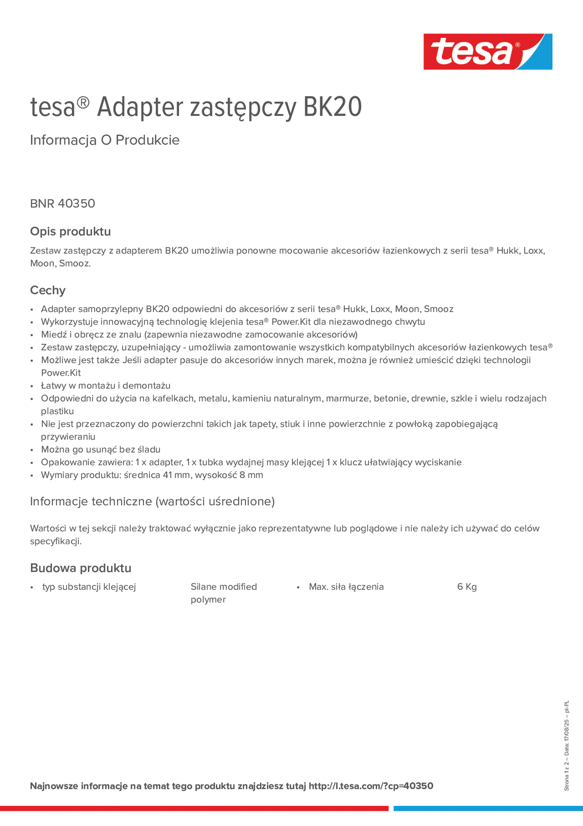 Product information_tesa® 40350_pl-PL