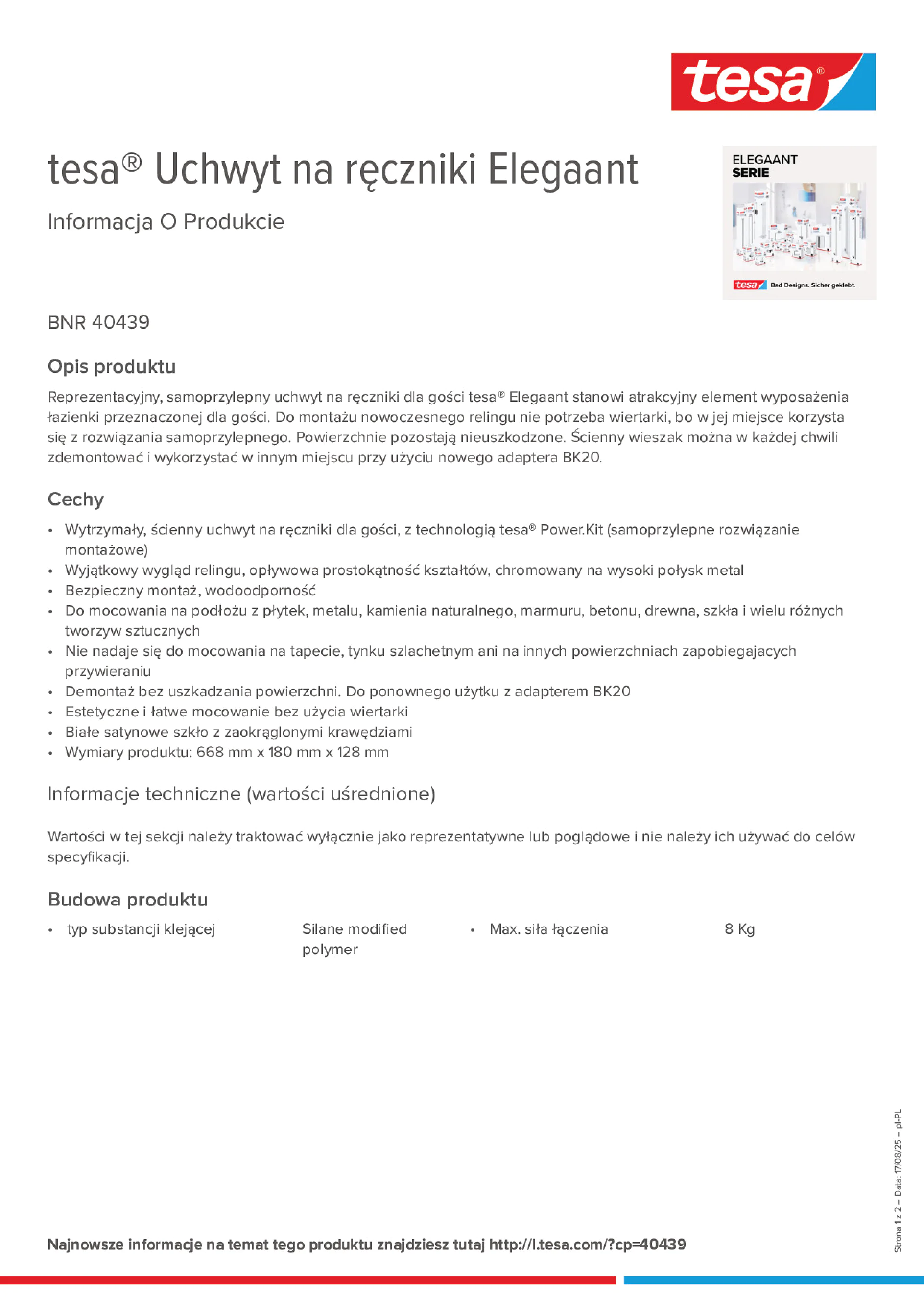 Product information_tesa® 40439_pl-PL