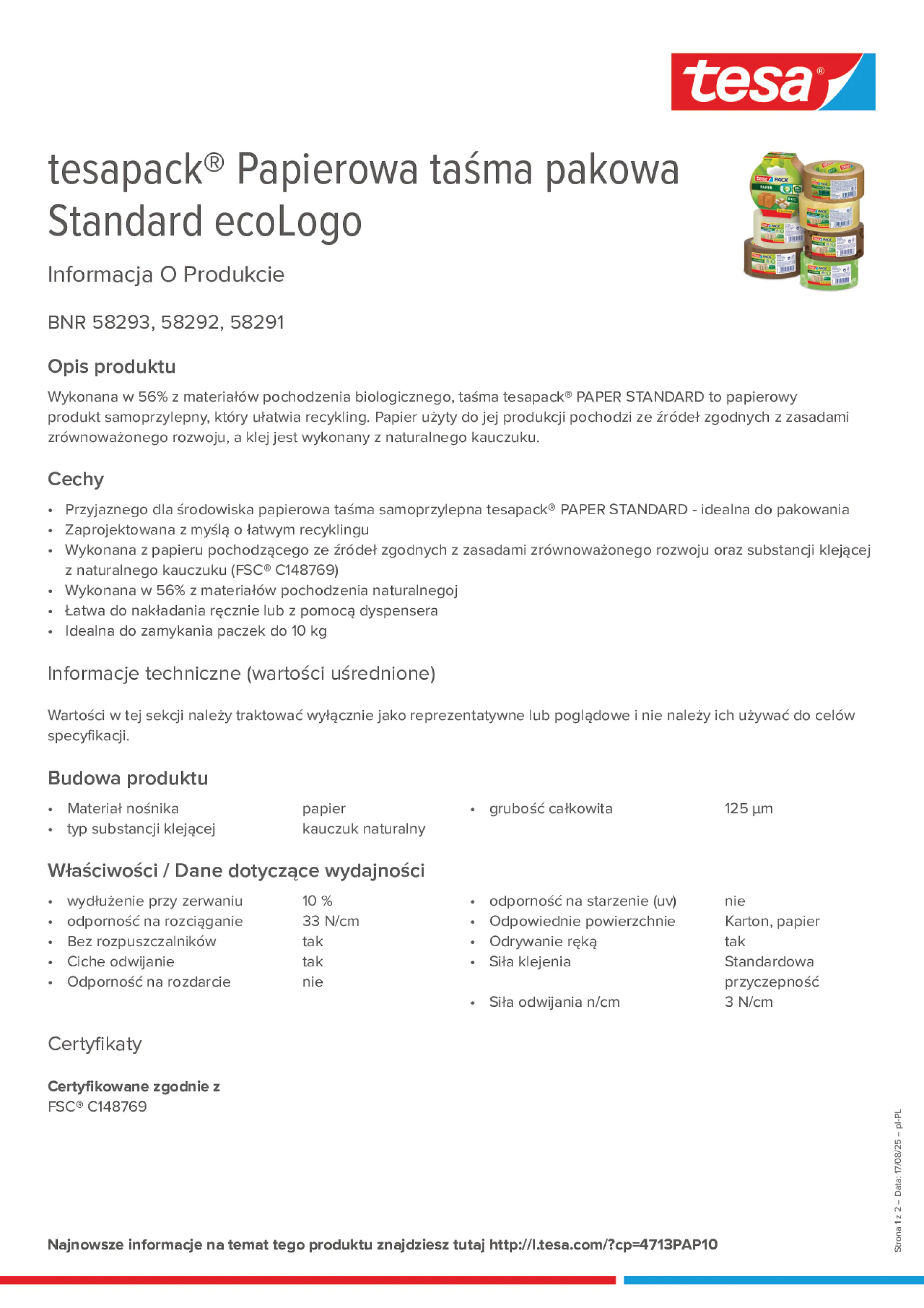 Product information_tesapack® 58293_pl-PL
