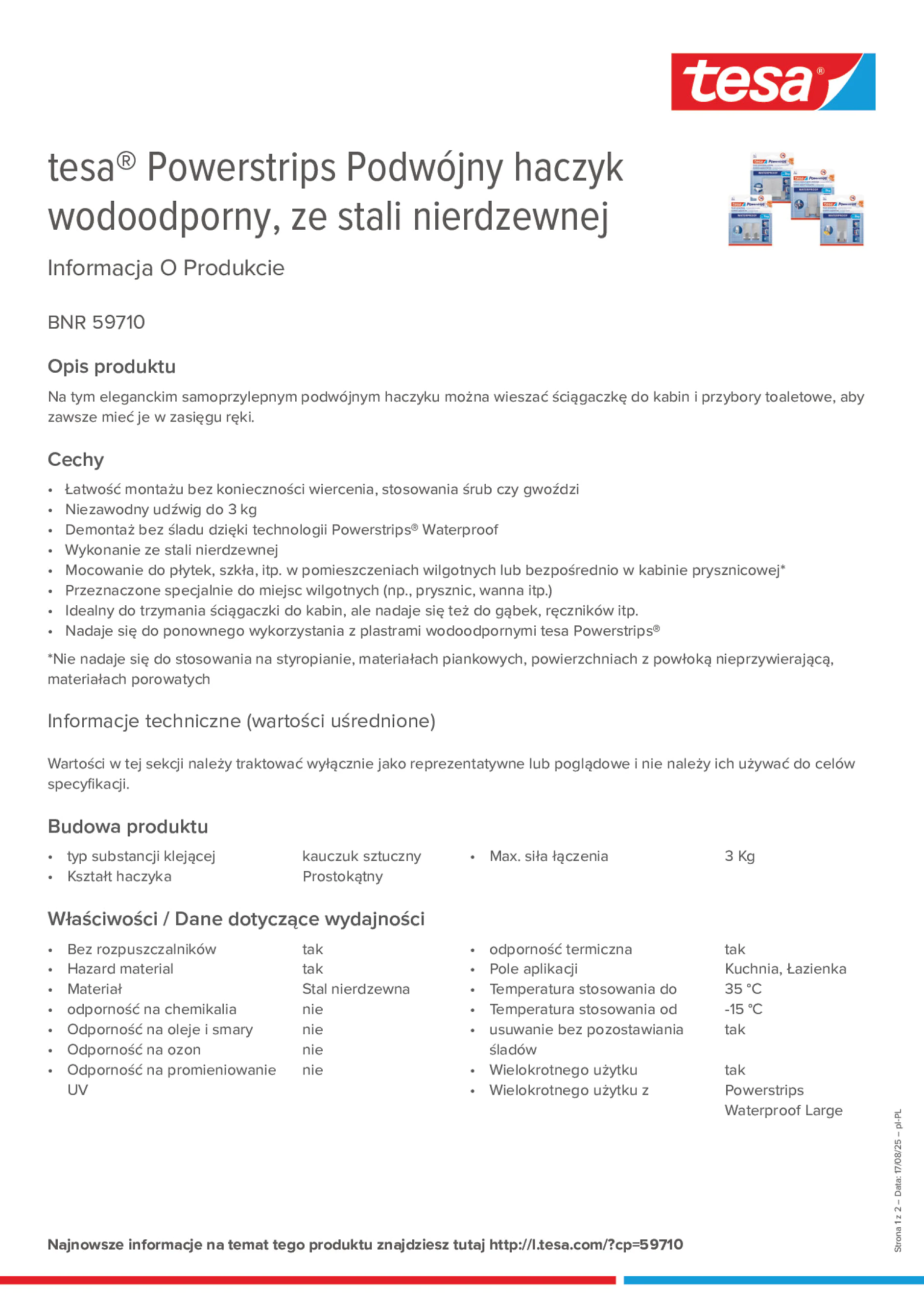Product information_tesa® Powerstrips 59710_pl-PL