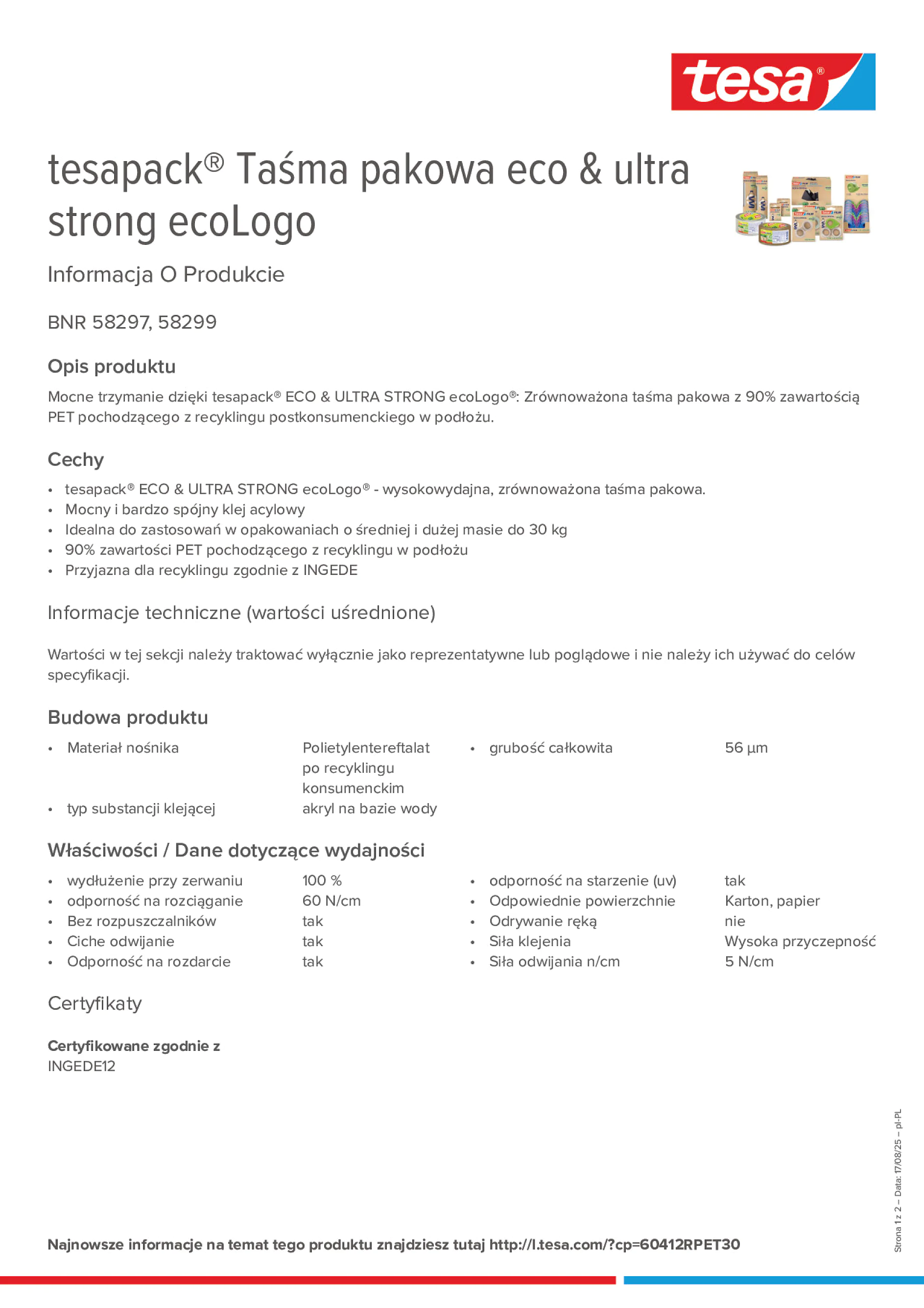 Product information_tesapack® 58297_pl-PL